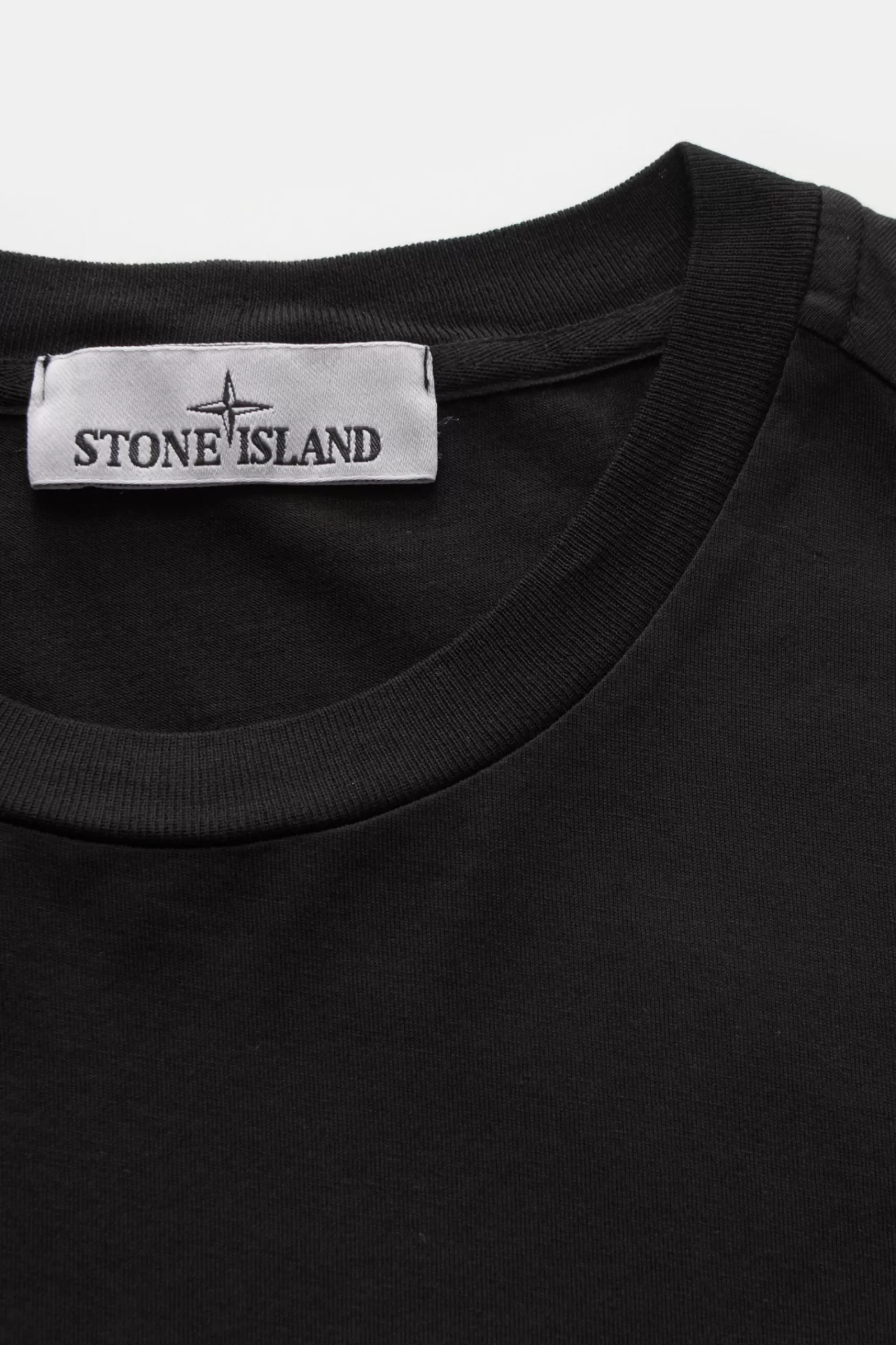 Crew Neck T-Shirt Black>Stone Island Fashion