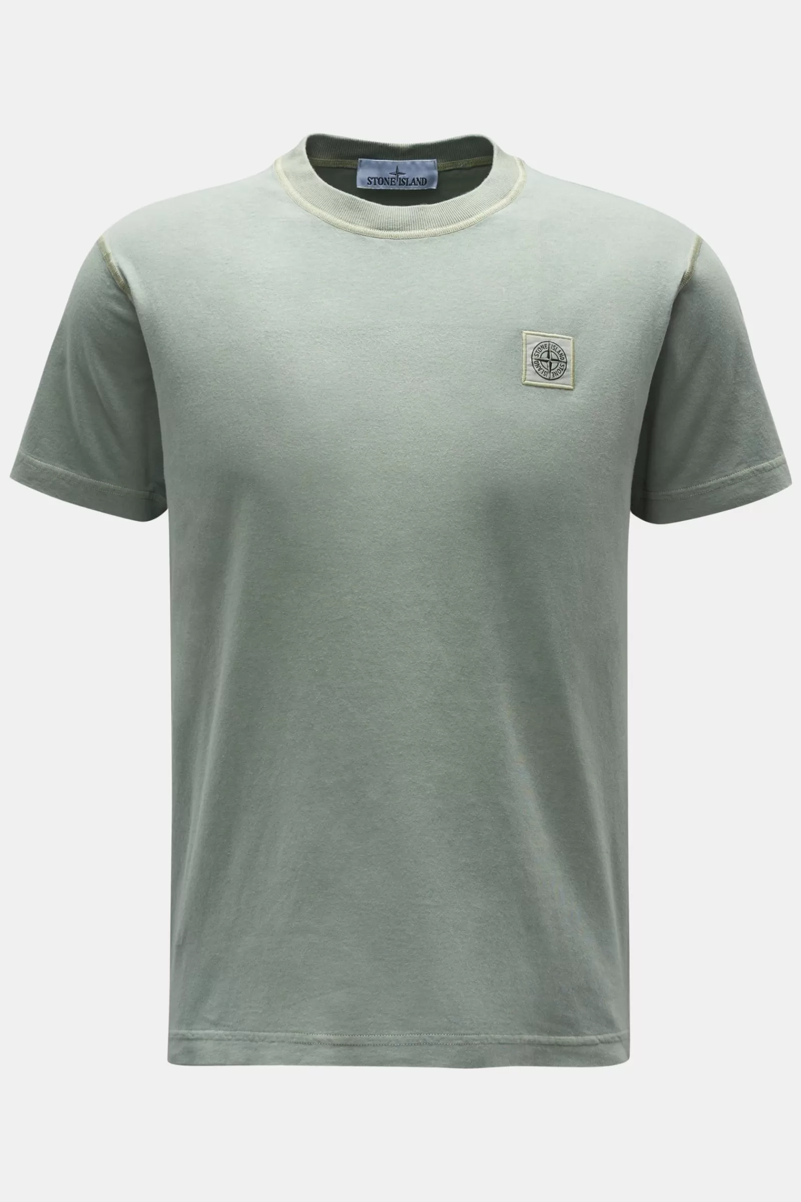 Crew Neck T-Shirt Grey-Green>Stone Island Online