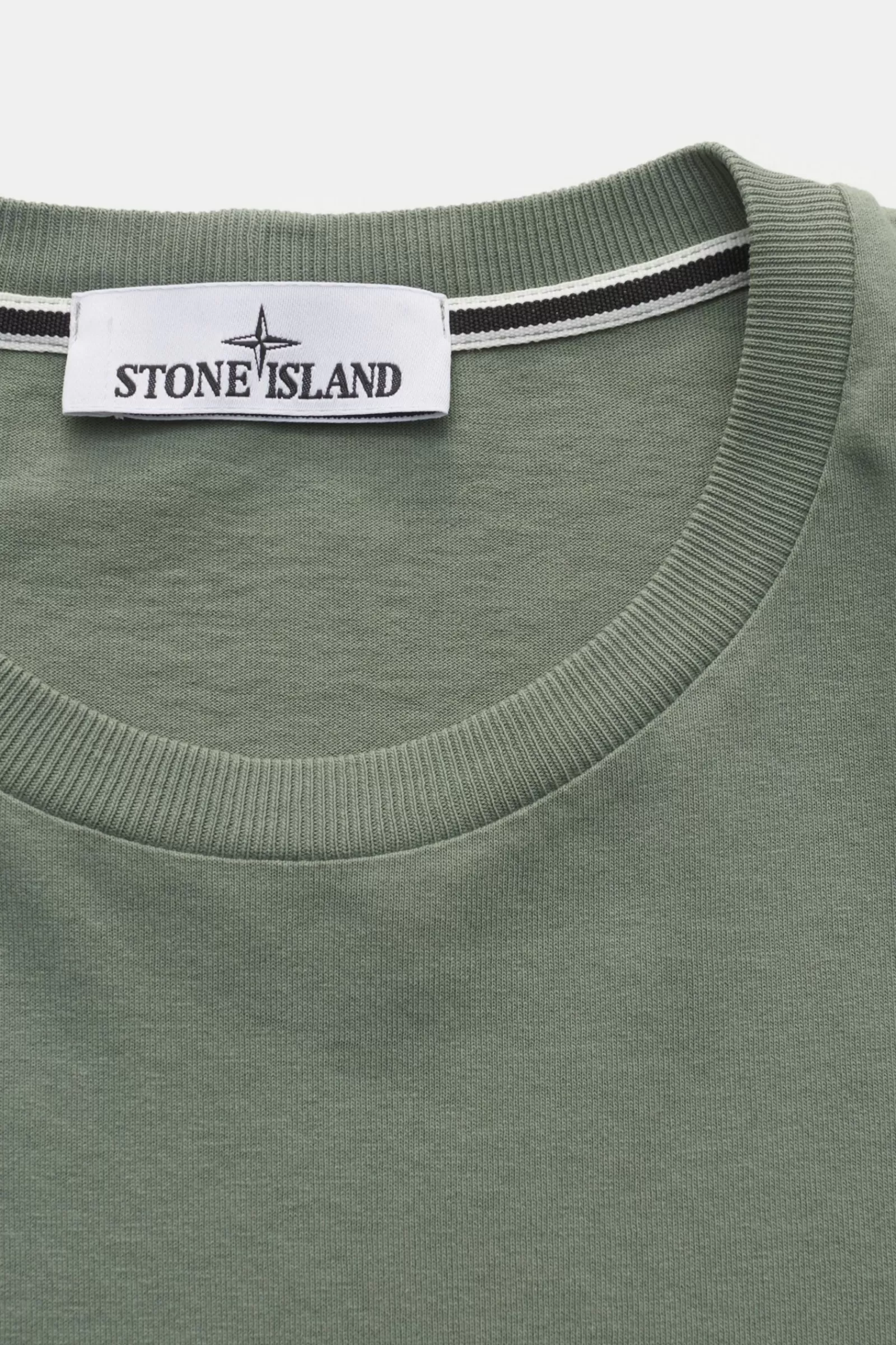 Crew Neck T-Shirt Grey-Green>Stone Island Shop