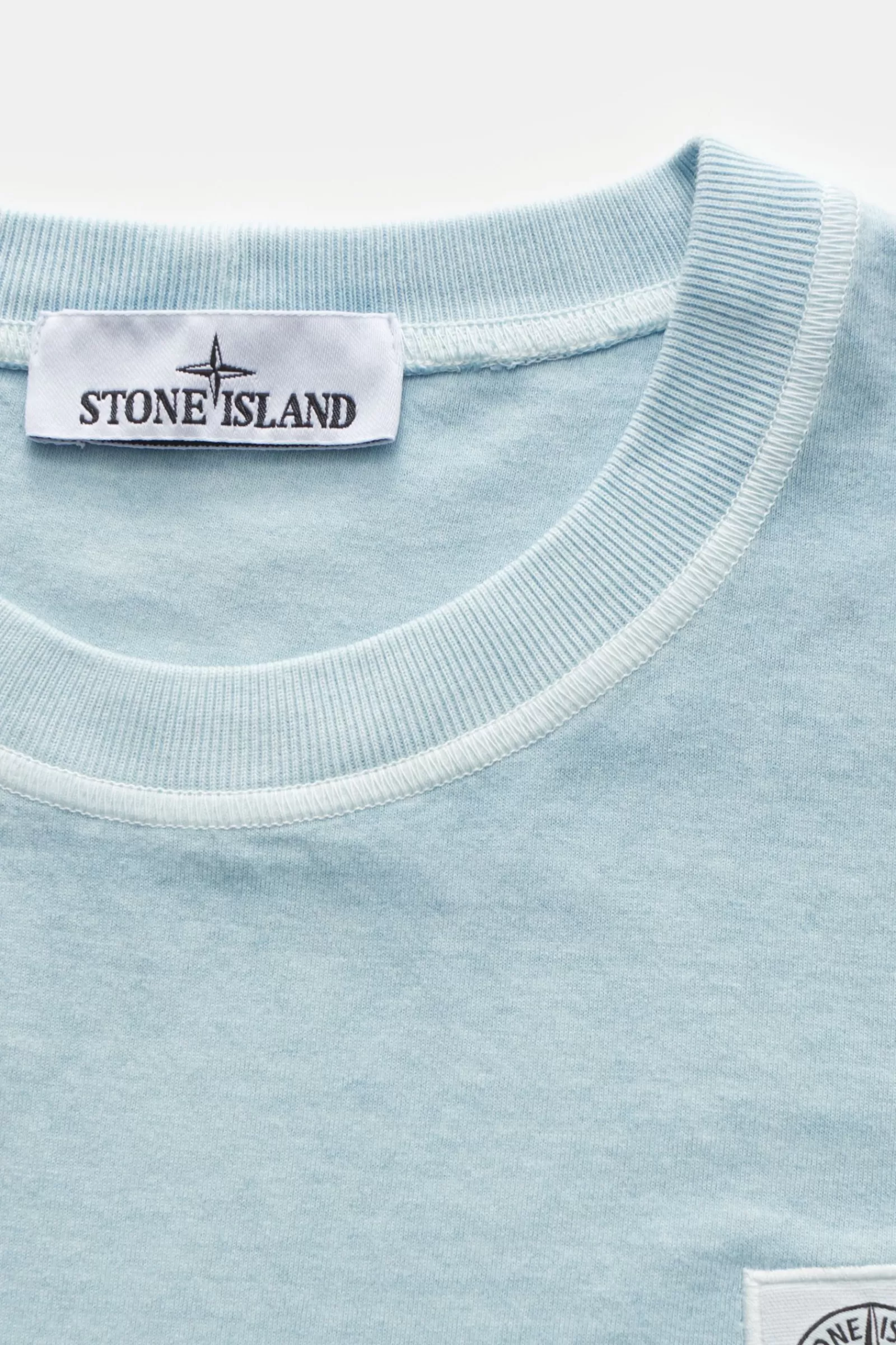 Crew Neck T-Shirt Light Blue>Stone Island New