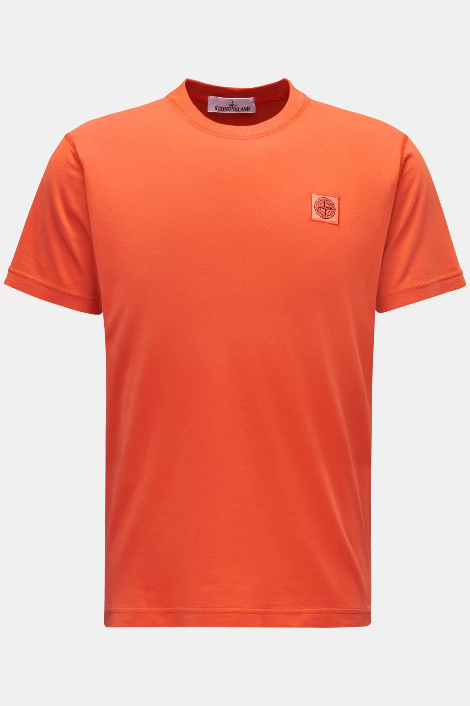 Crew Neck T-Shirt Orange>Stone Island Cheap