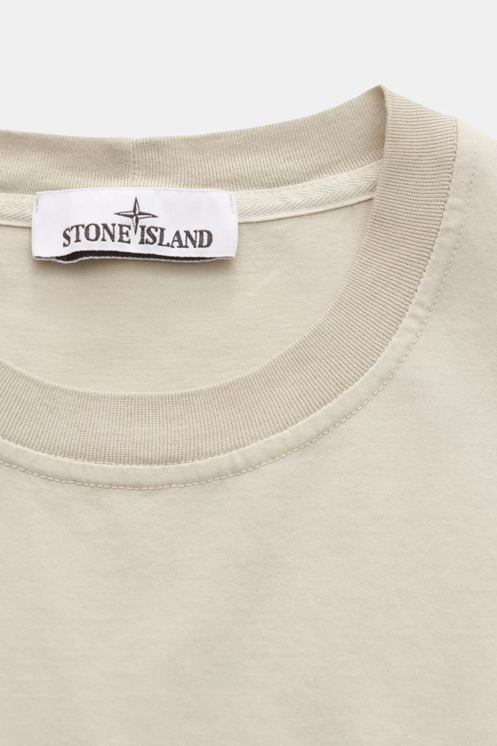 Crew Neck T-Shirt 'stellina' Beige>Stone Island Flash Sale