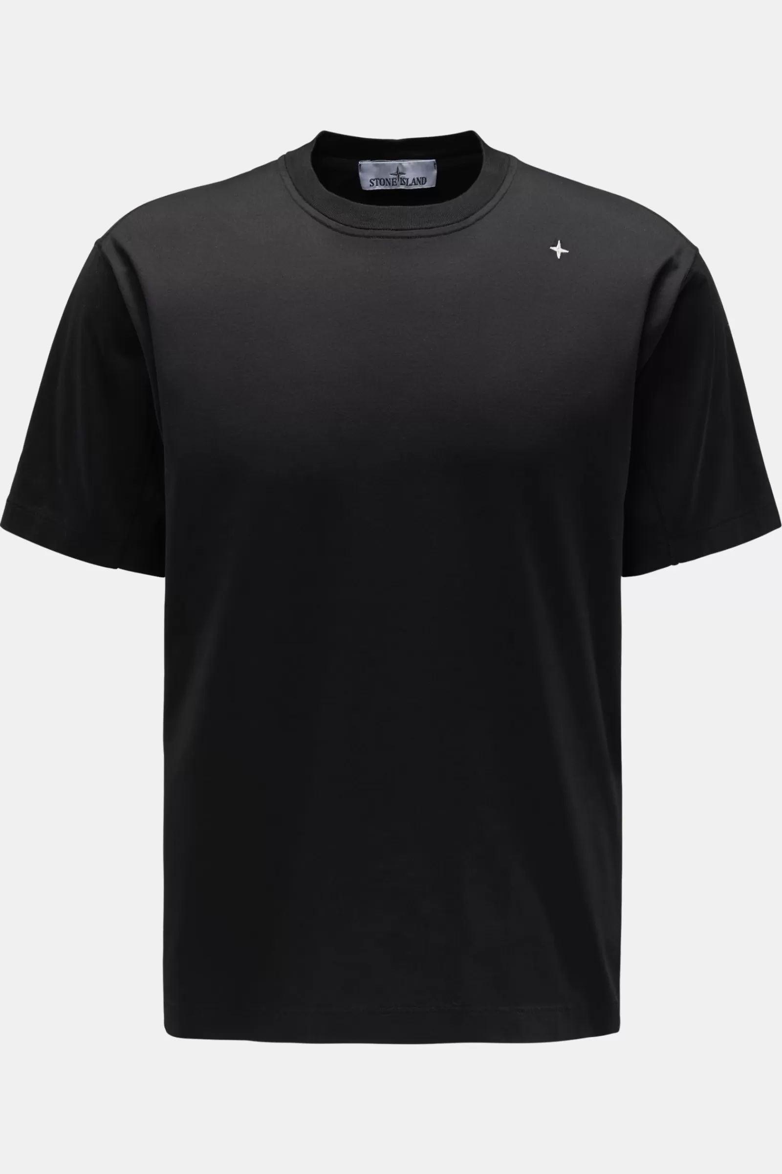 Crew Neck T-Shirt 'stellina' Black>Stone Island Outlet