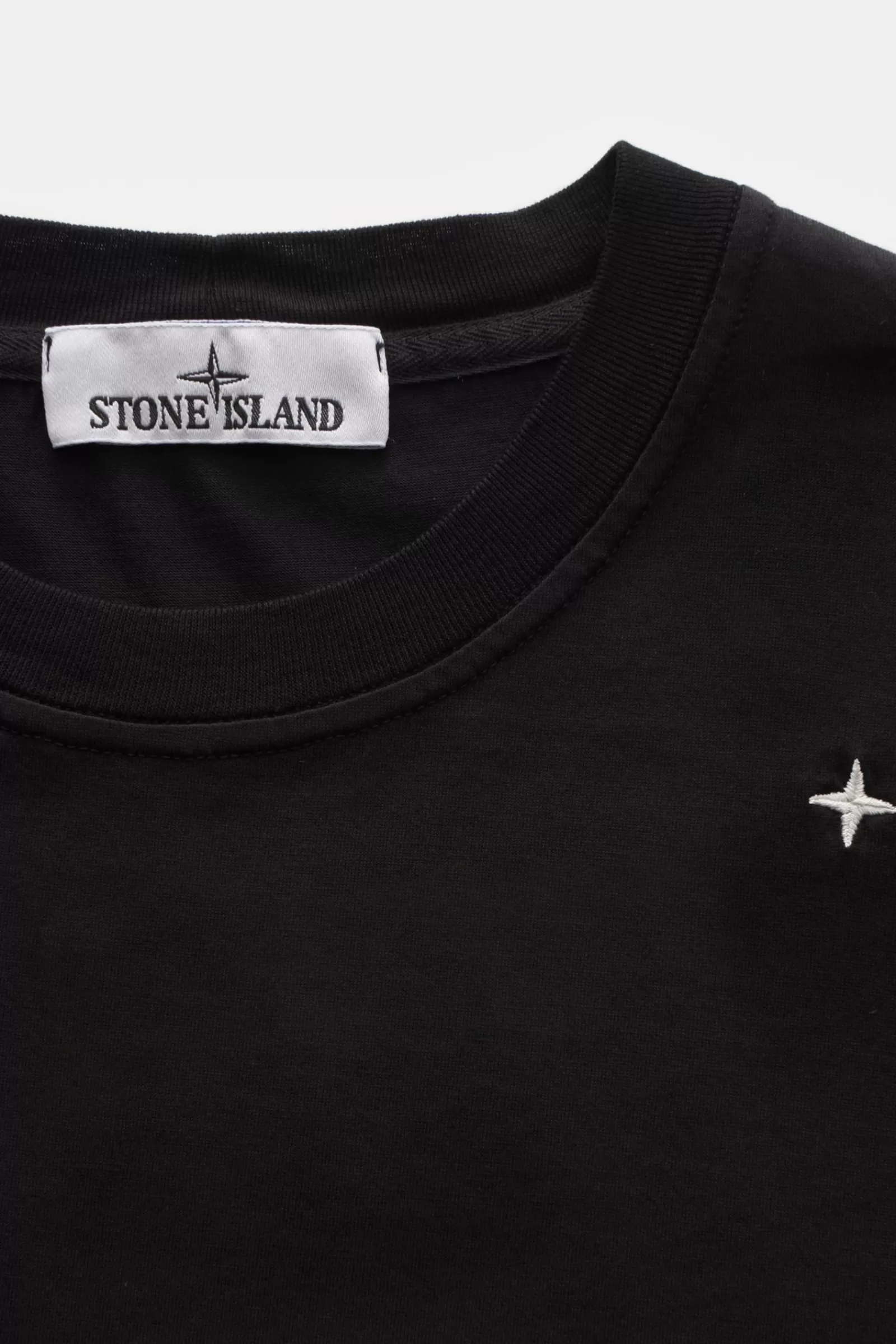 Crew Neck T-Shirt 'stellina' Black>Stone Island Outlet