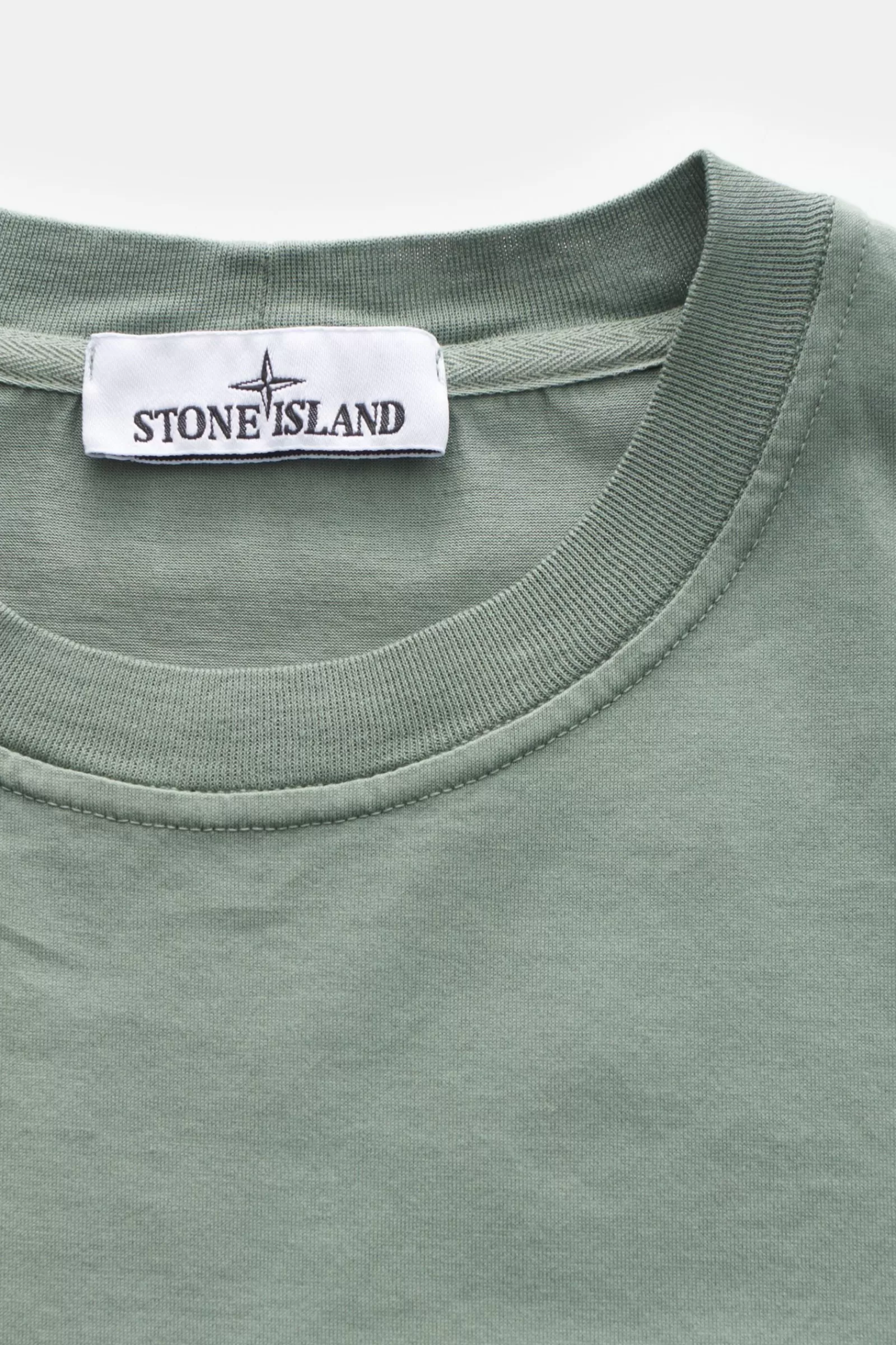 Crew Neck T-Shirt 'stellina' Grey-Green>Stone Island Best Sale