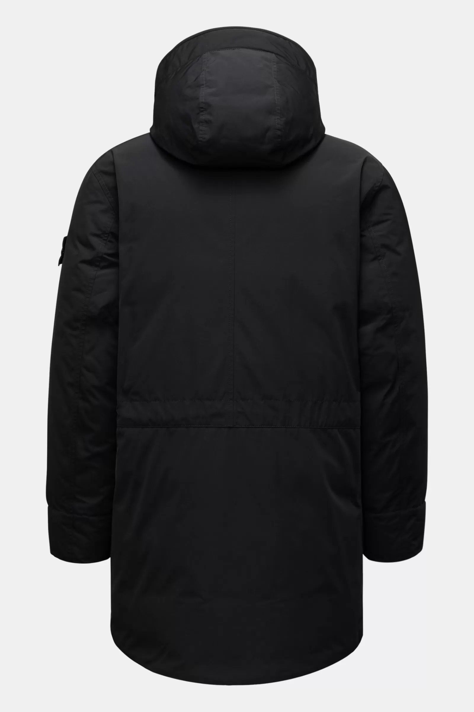 Down Jacket 'Micro Twill Down' Black>Stone Island Store