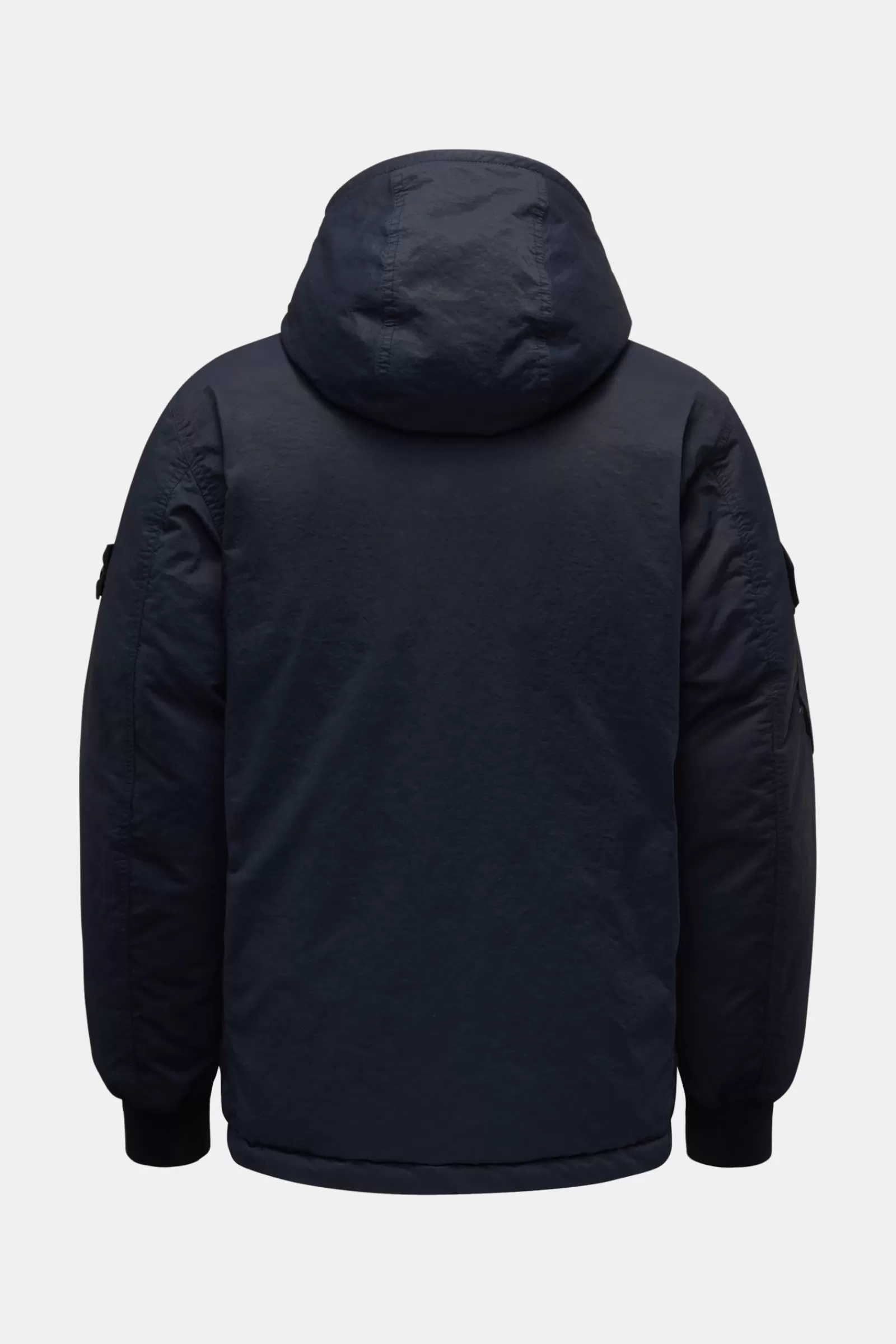 Down Jacket 'Opaque Nylon Twill Down-Tc' Navy>Stone Island Shop