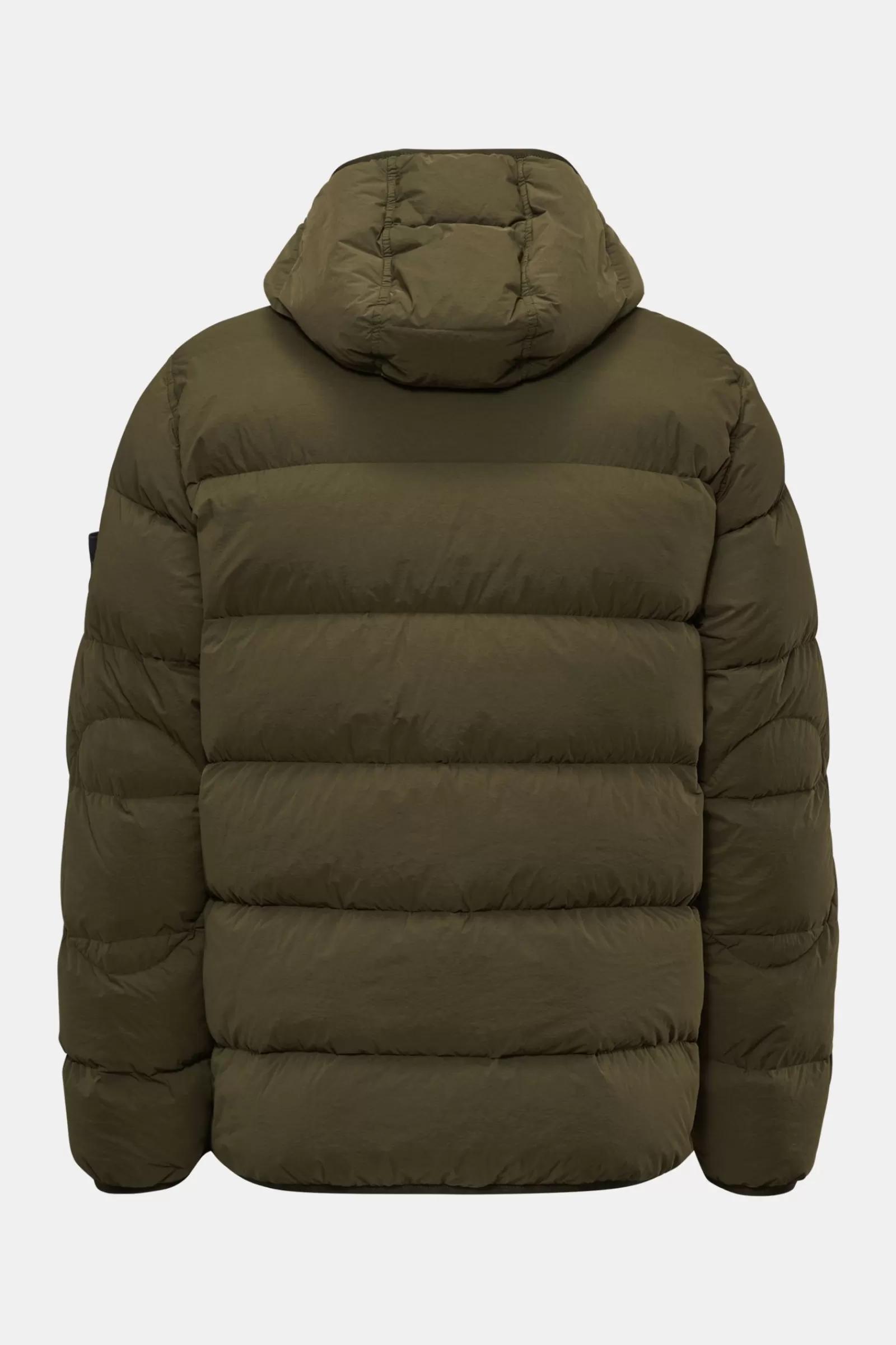 Down Jacket 'seamless Tunnel Nylon Down-Tc' Olive>Stone Island Store