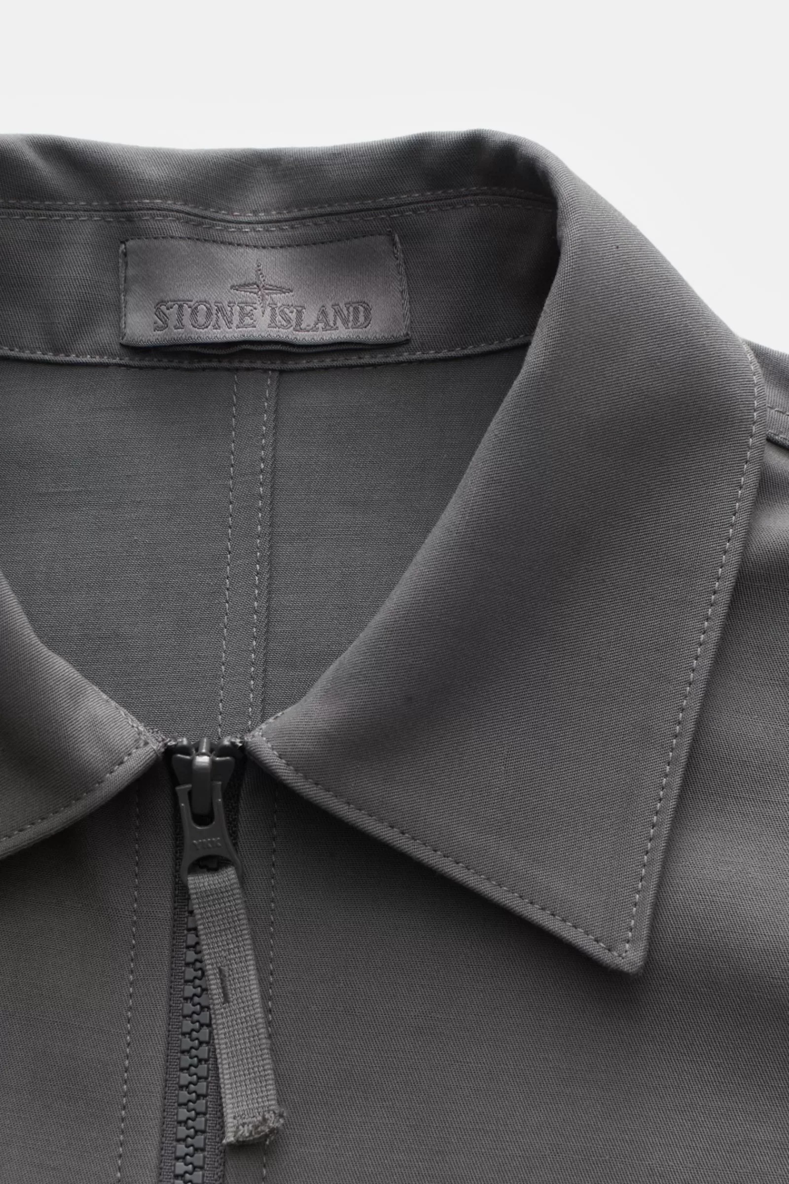 'Ghost Piece' Overshirt Dark Grey>Stone Island Cheap