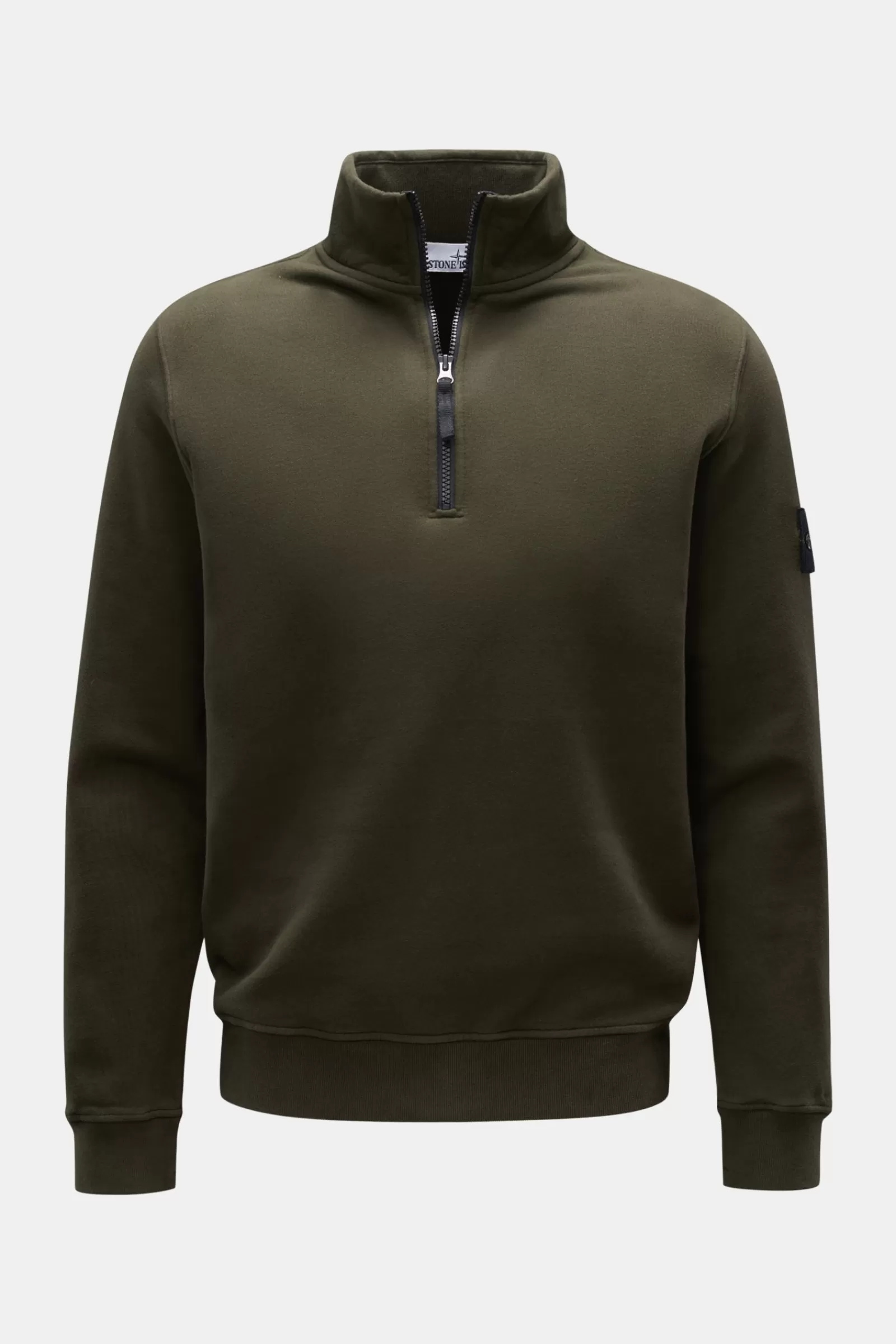 Half-Zip Jumper Dark Olive^Stone Island Best