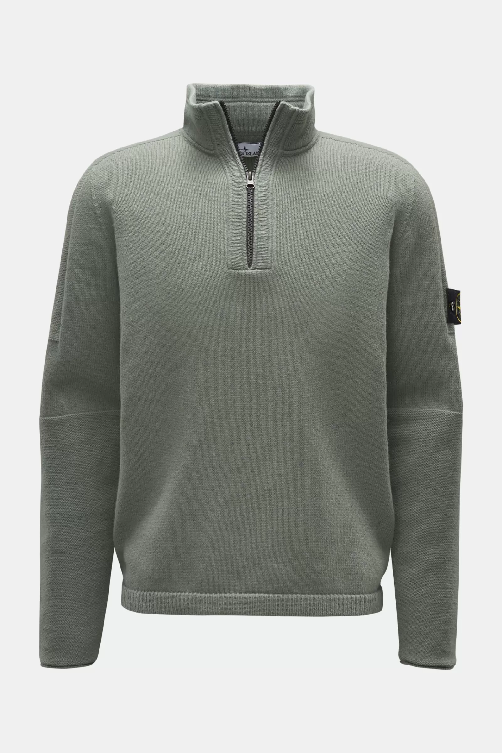 Half-Zip Jumper Grey Green^Stone Island Fashion