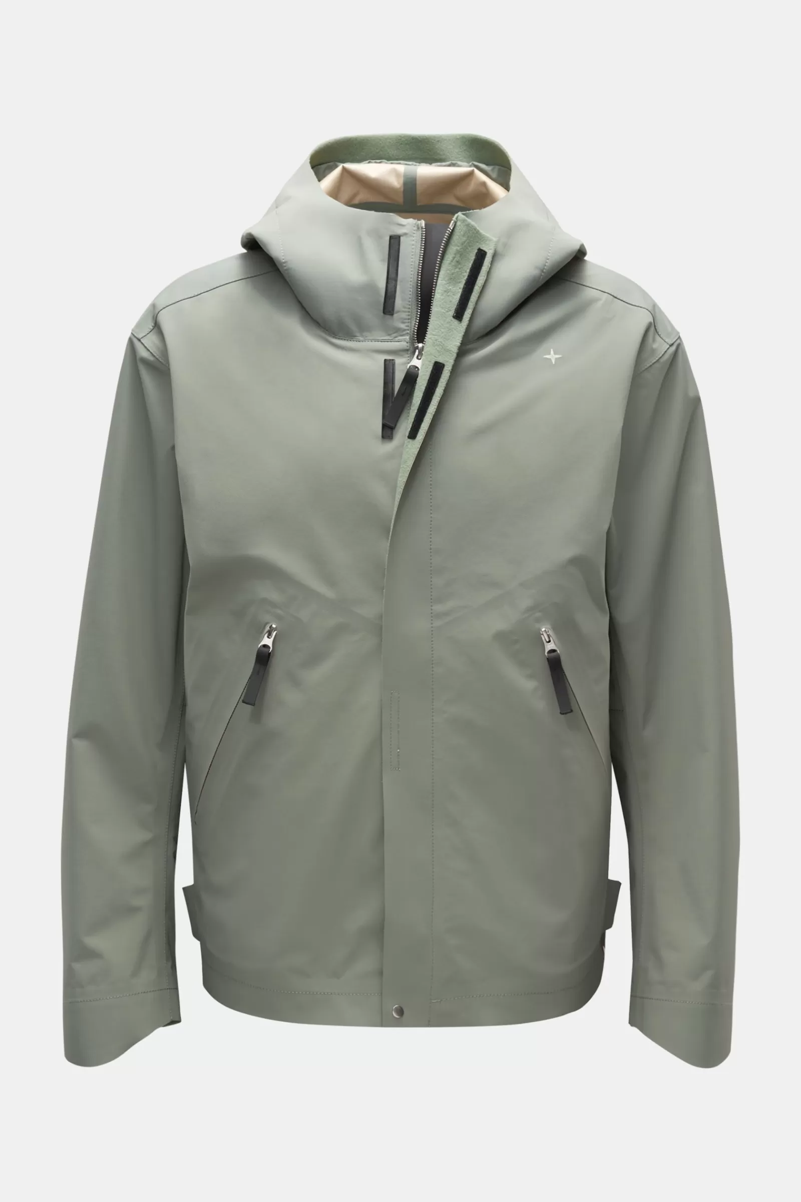 Jacket '3L Nylon S.I. Stellina' Grey-Green>Stone Island Best Sale