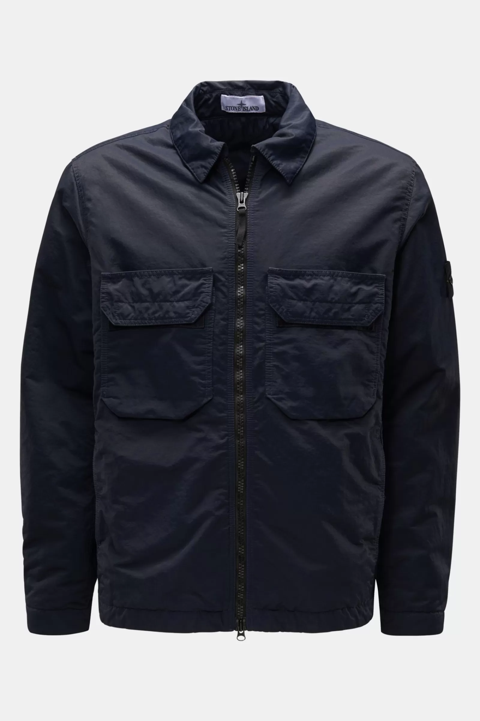 Jacket 'Opaque Nylon Twill With Primaloft-Tc' Navy>Stone Island New