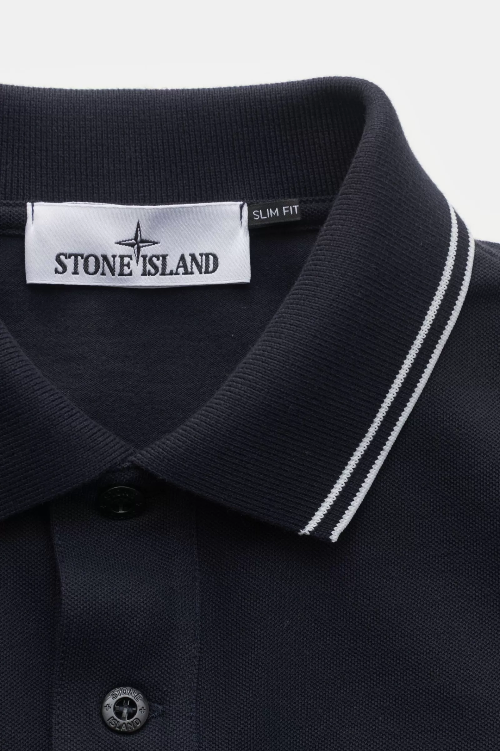 Long Sleeve Polo Shirt Navy>Stone Island New