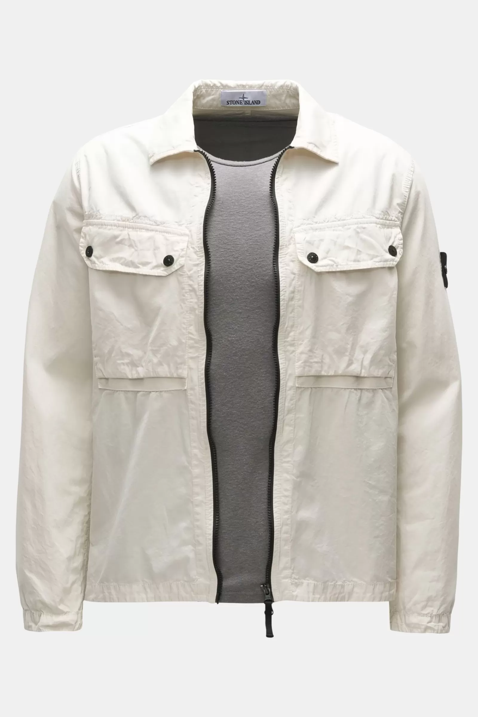 Overshirt Cream>Stone Island Discount