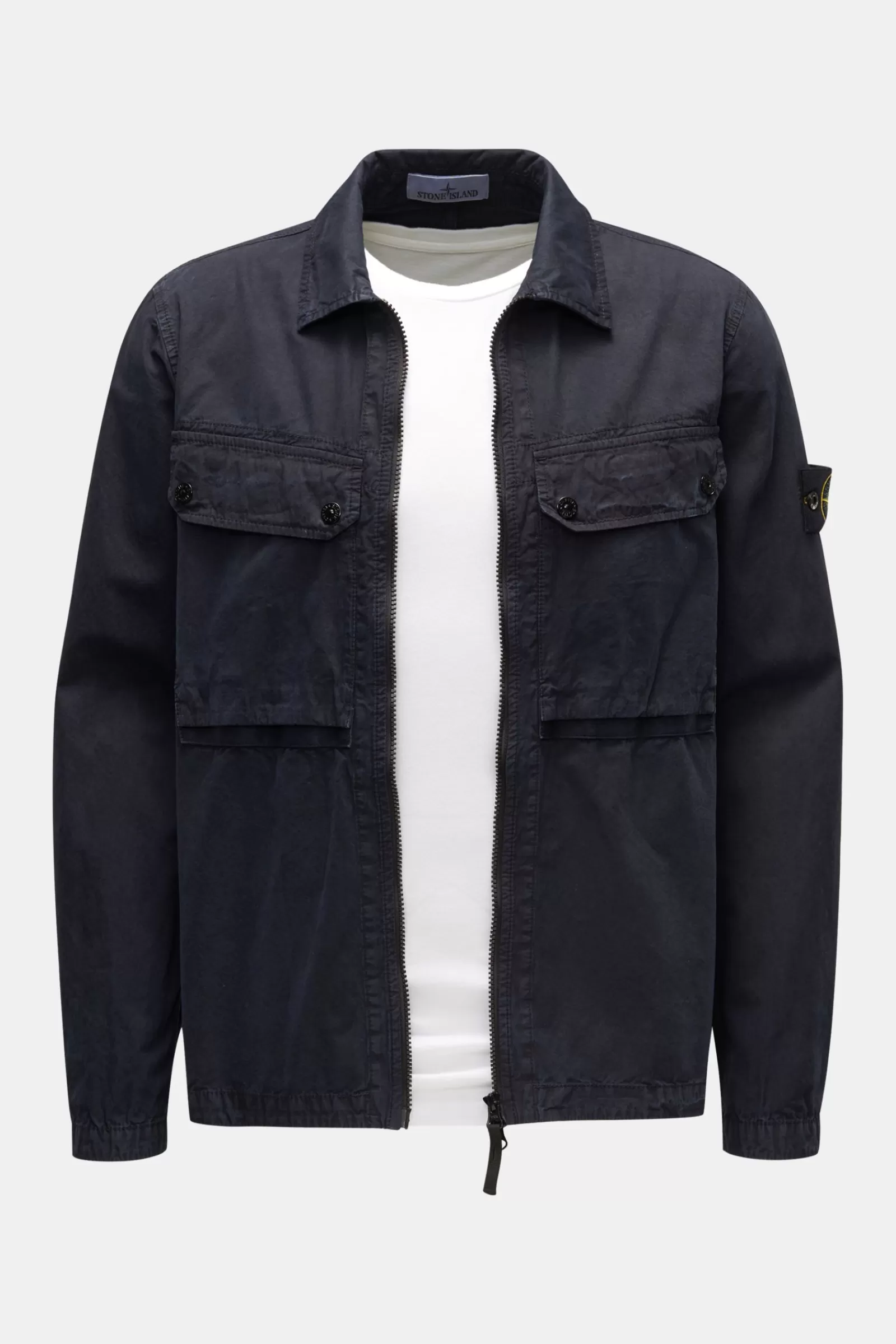 Overshirt Navy>Stone Island Best Sale