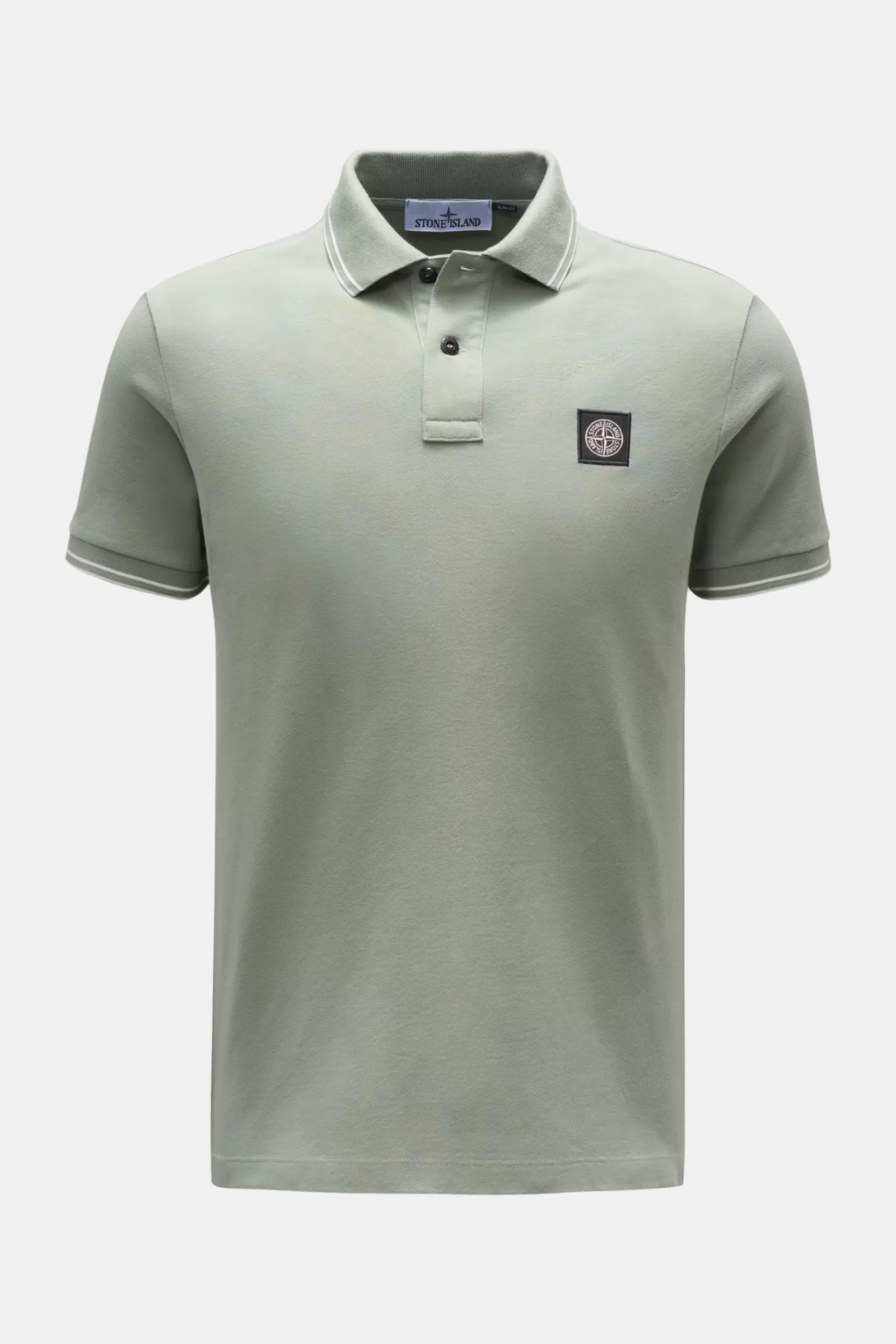 Polo Shirt Grey-Green>Stone Island Outlet