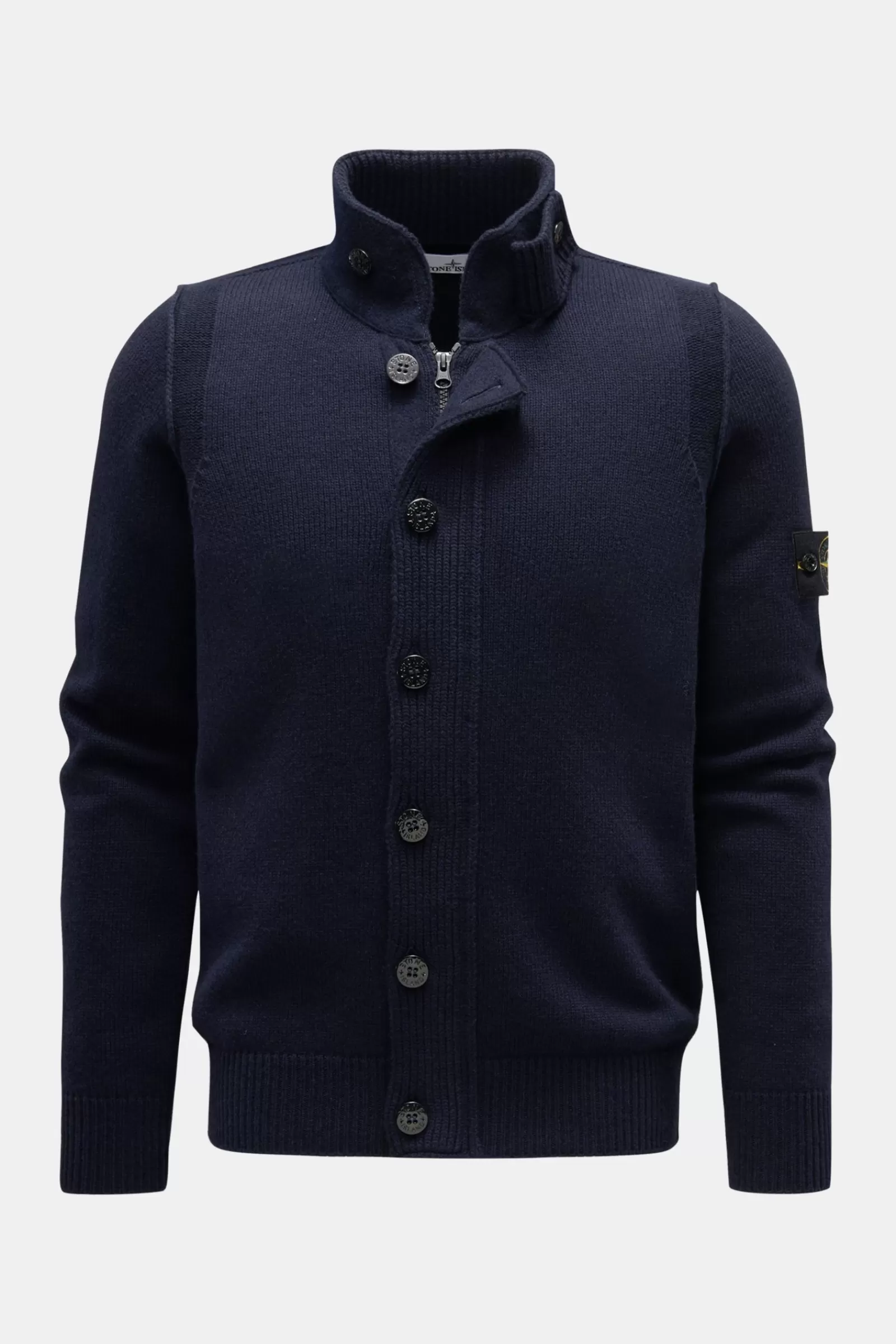 Strickjacke Navy^Stone Island Shop