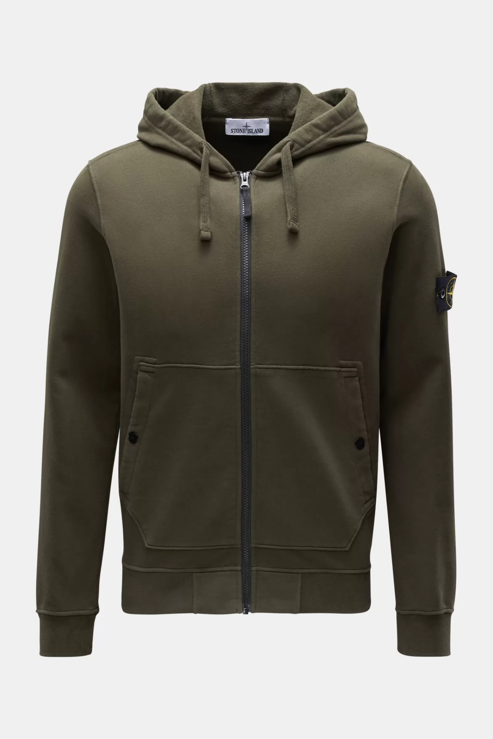 Sweat Jacket Dark Olive^Stone Island Outlet