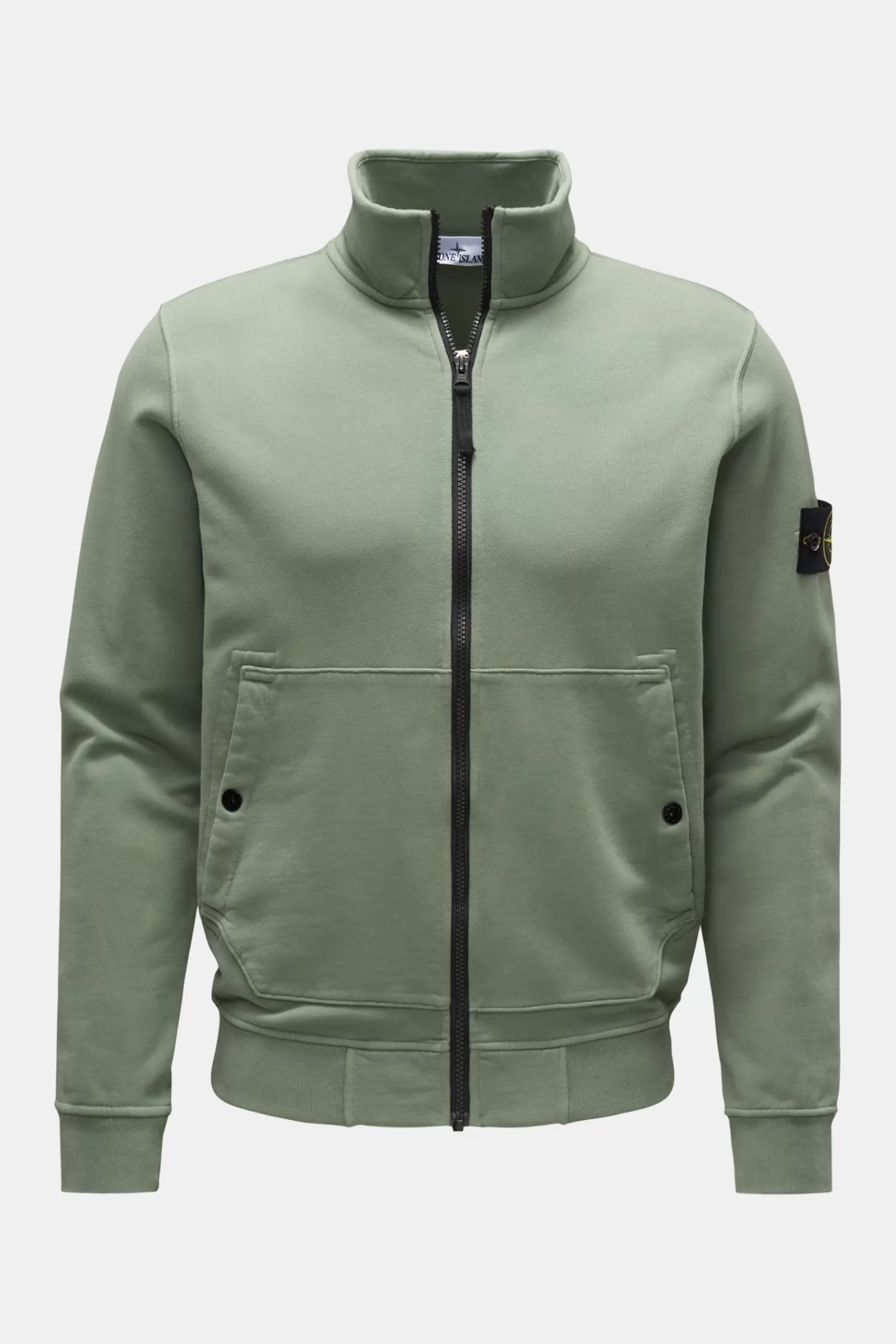 Sweat Jacket Grey-Green^Stone Island Cheap