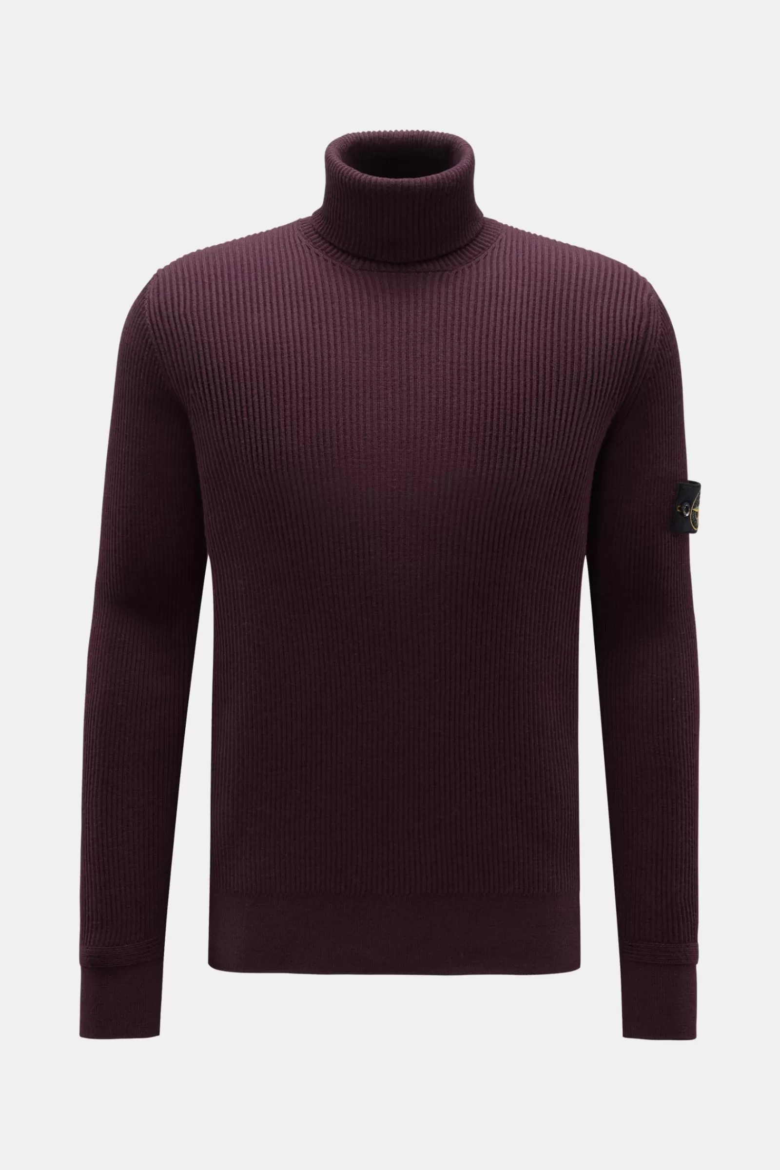 Turtleneck Jumper Burgundy^Stone Island Shop