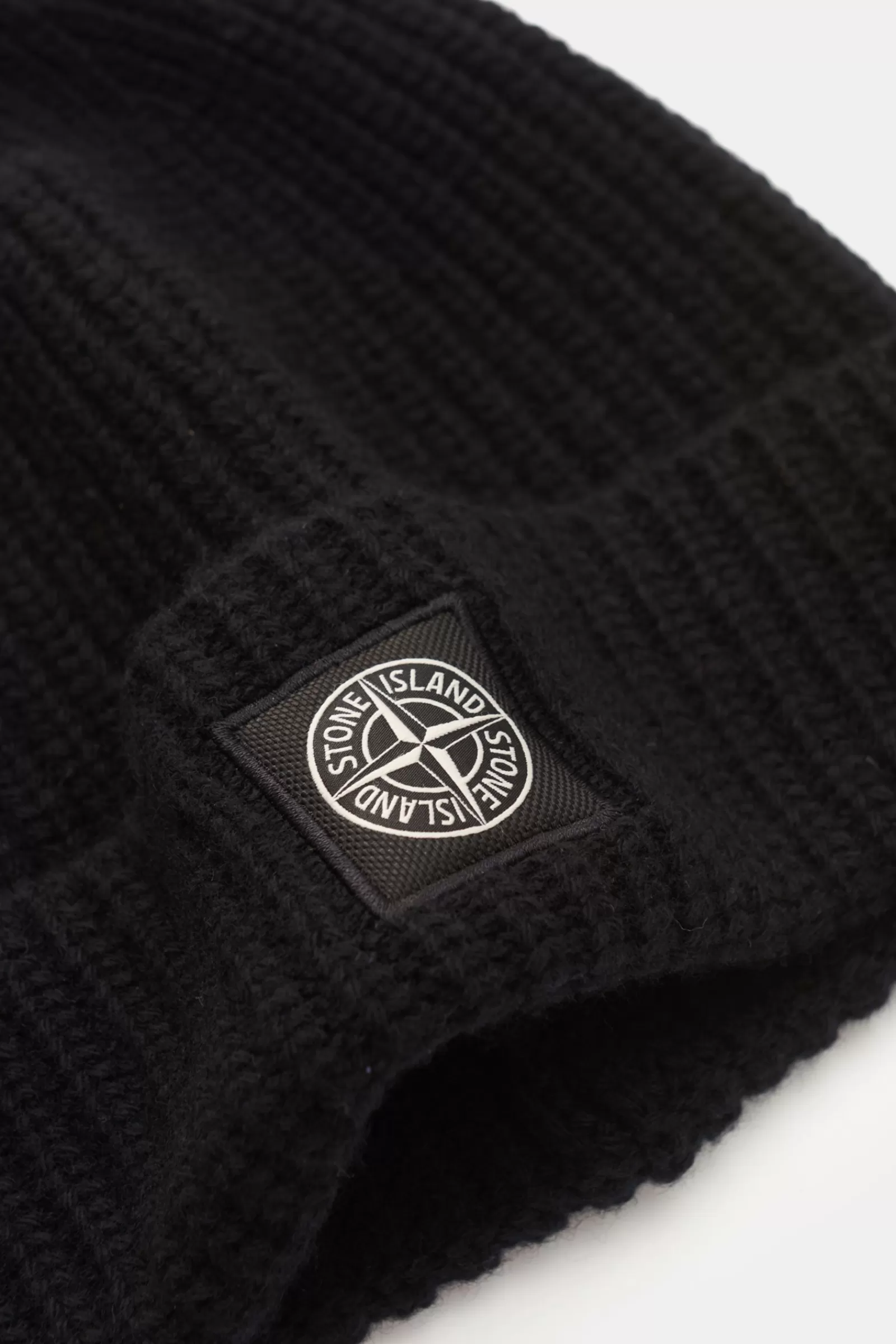 Wool Beanie Black^Stone Island Cheap