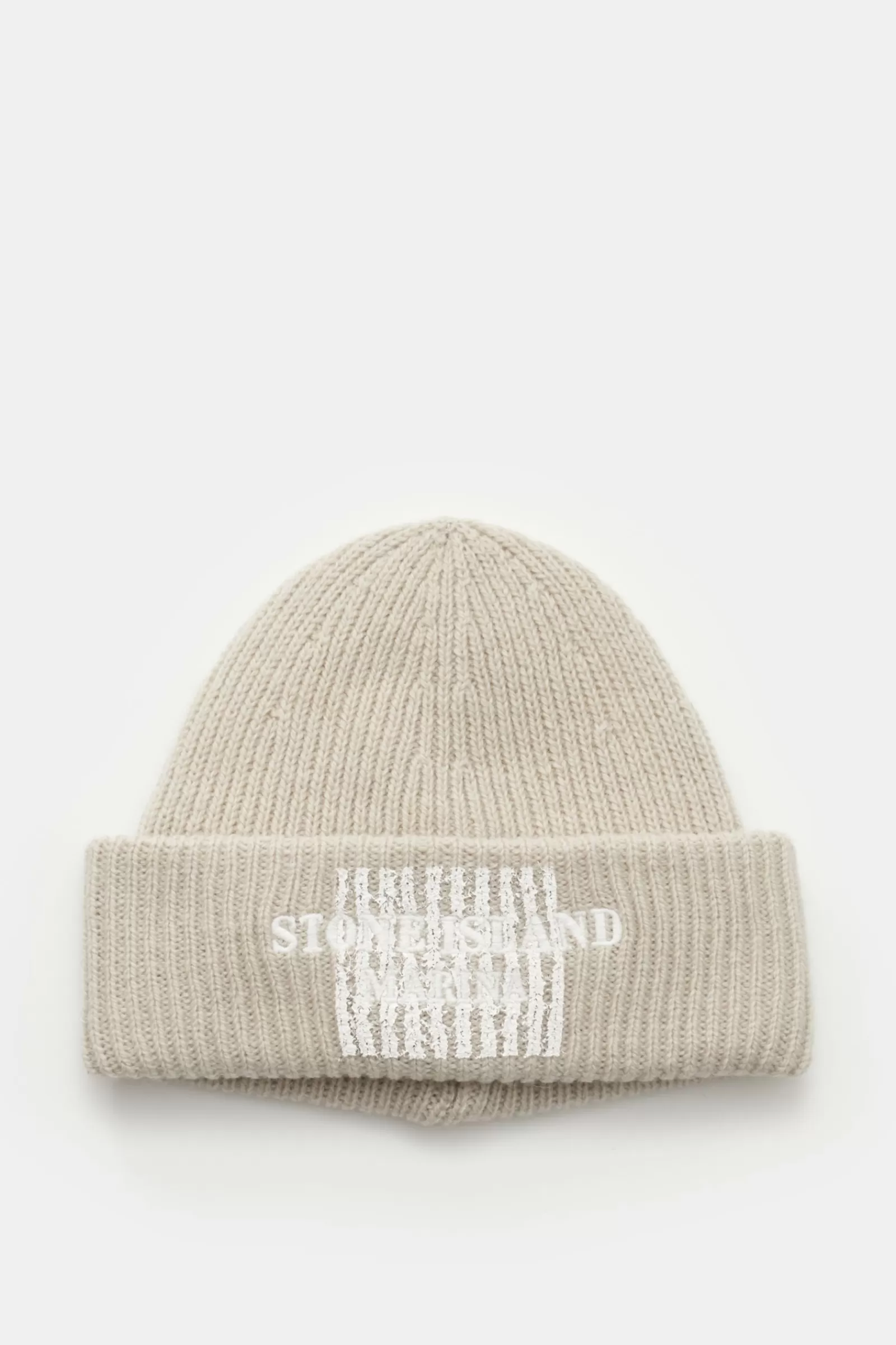 Wool Beanie 'Marina' Beige^Stone Island Fashion