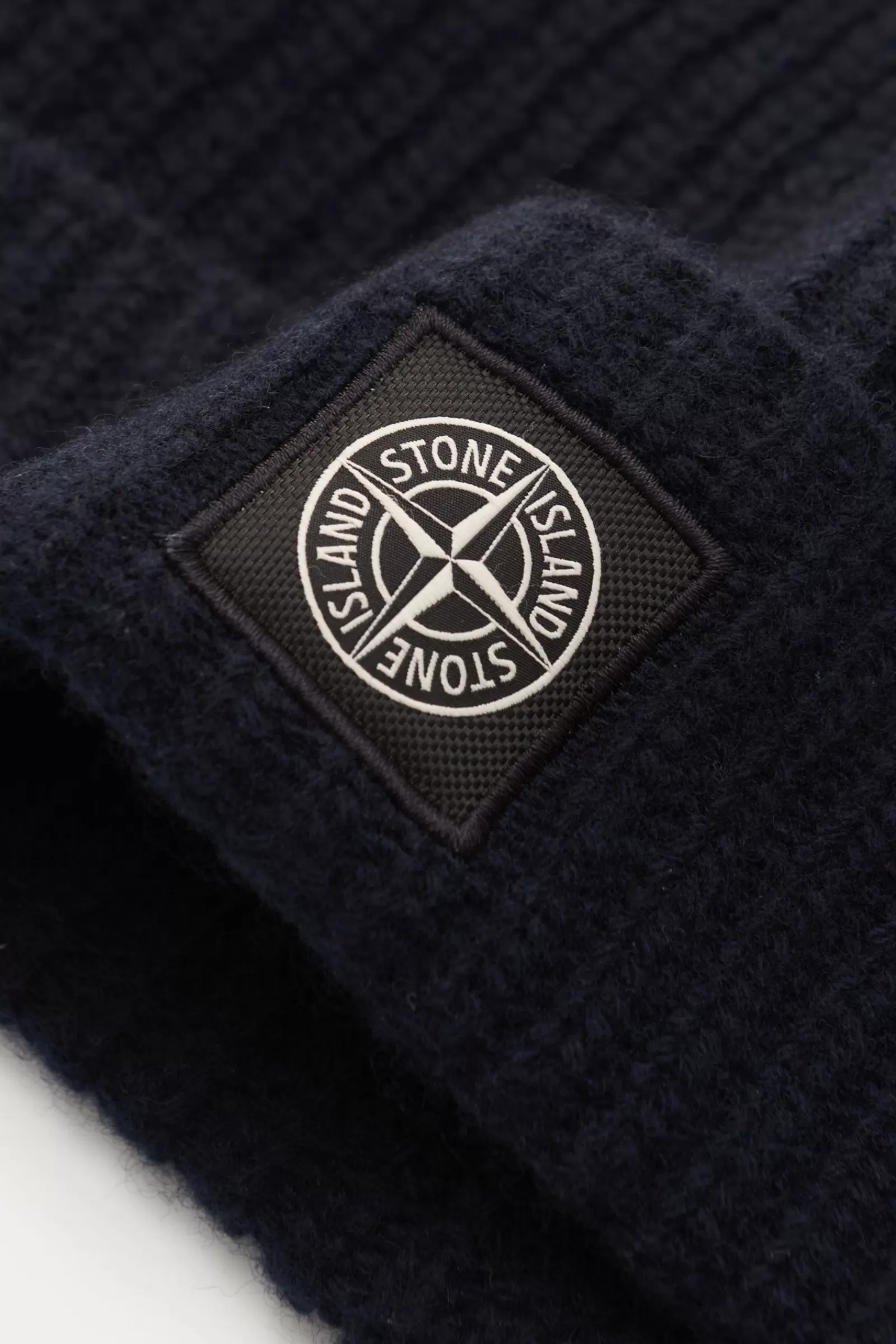 Wool Beanie Navy^Stone Island Store