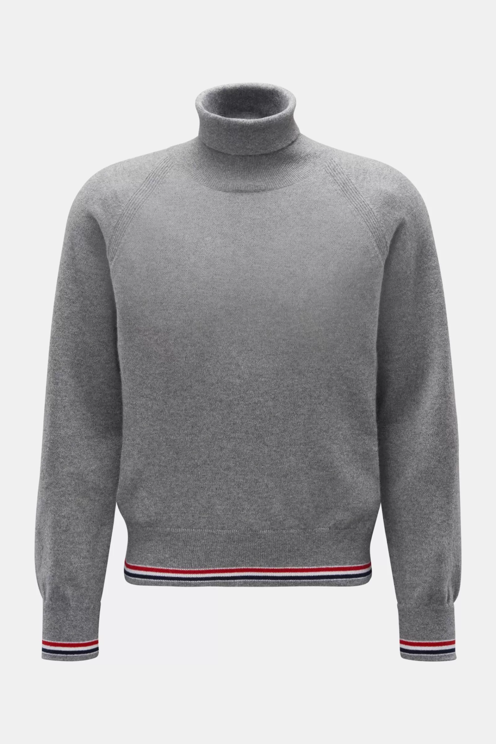 Cashmere Turtleneck Jumper Light Grey^Thom Browne Outlet