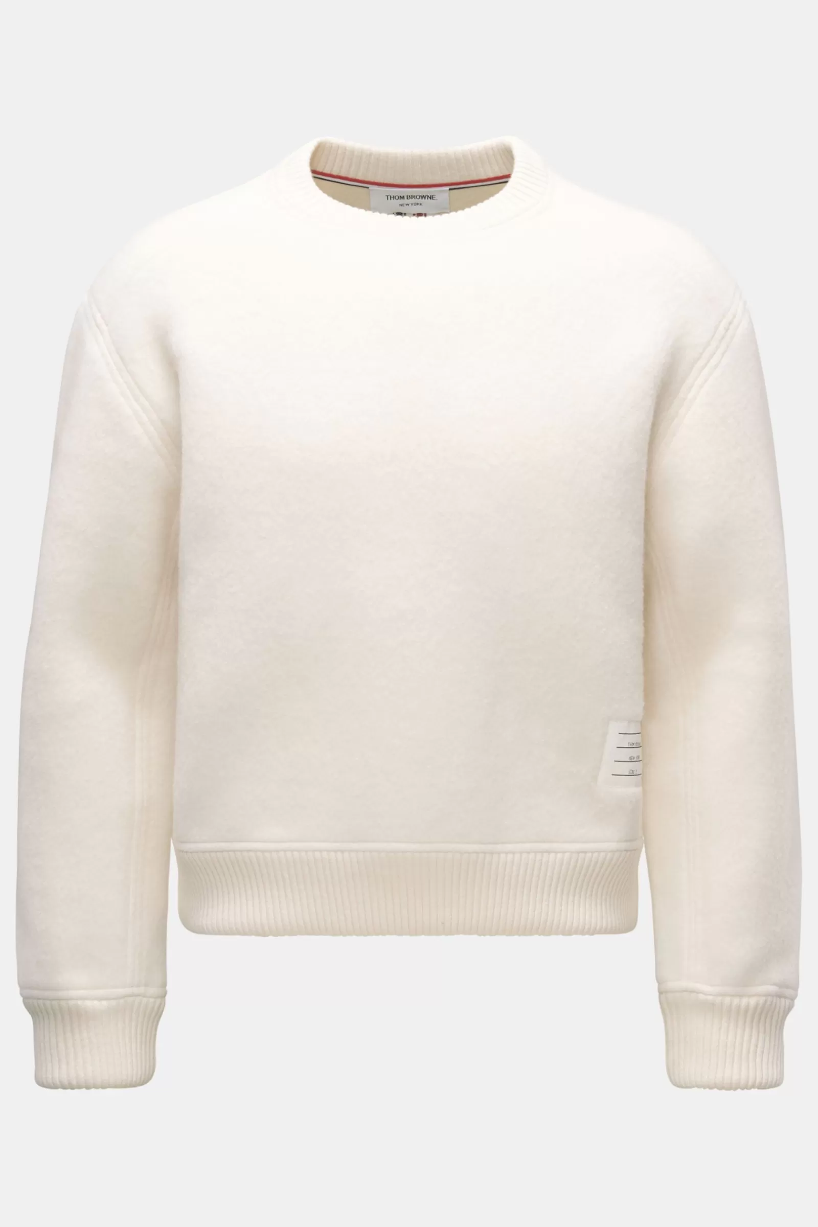 Crew Neck Jumper Cream>Thom Browne Discount