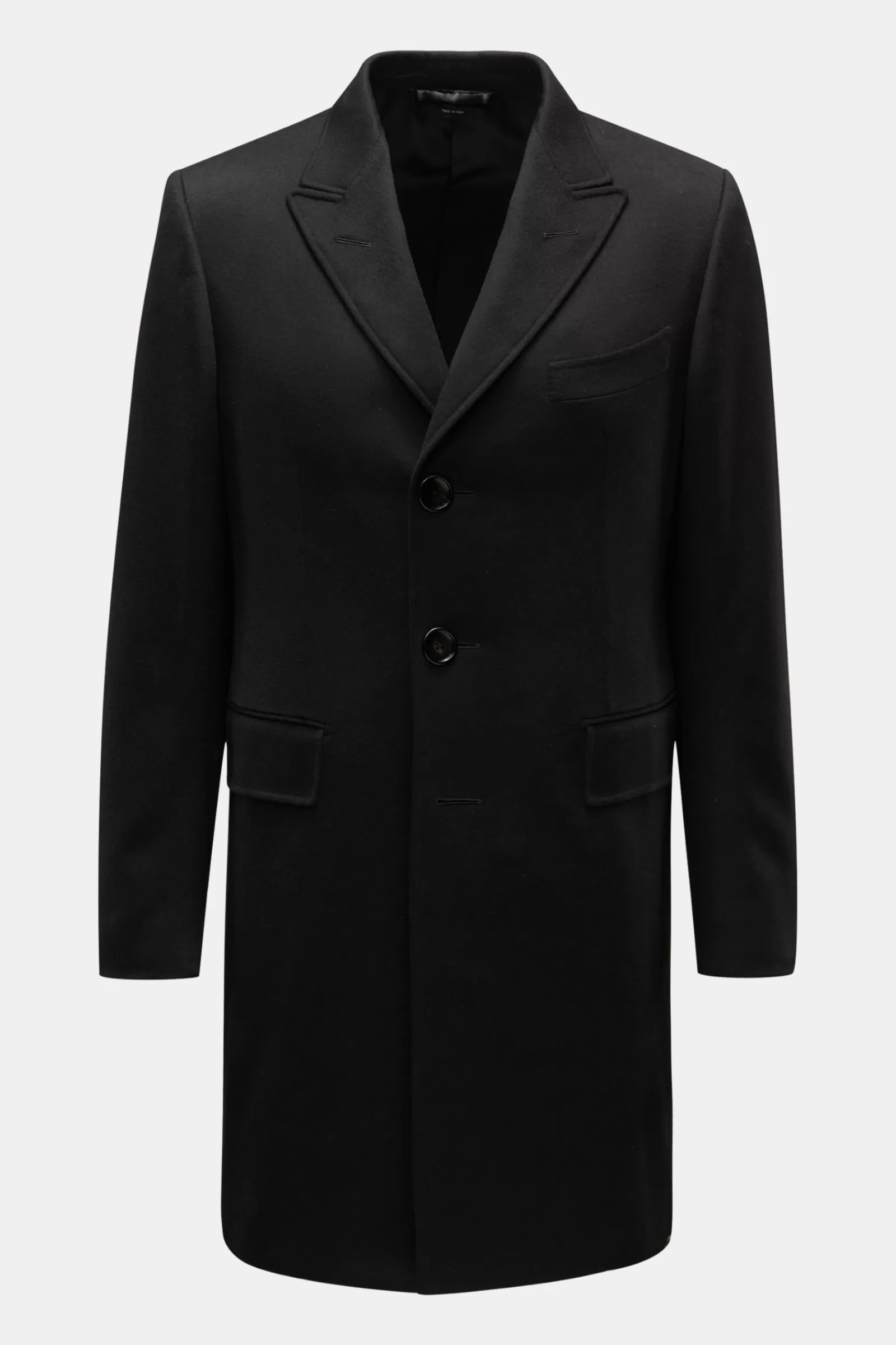 Cashmere Coat Black>Tom Ford Cheap