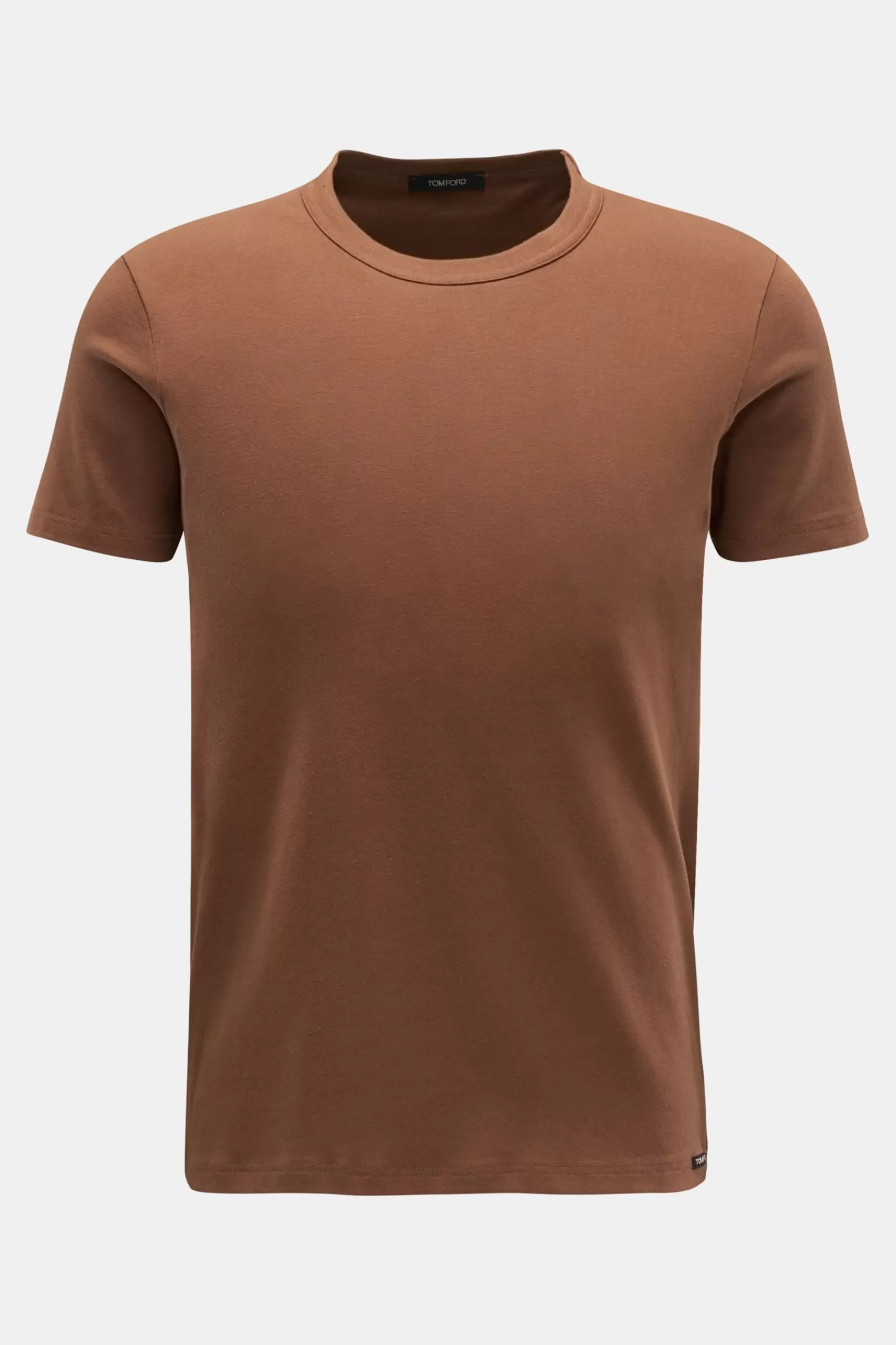 Crew Neck T-Shirt Brown>Tom Ford Cheap