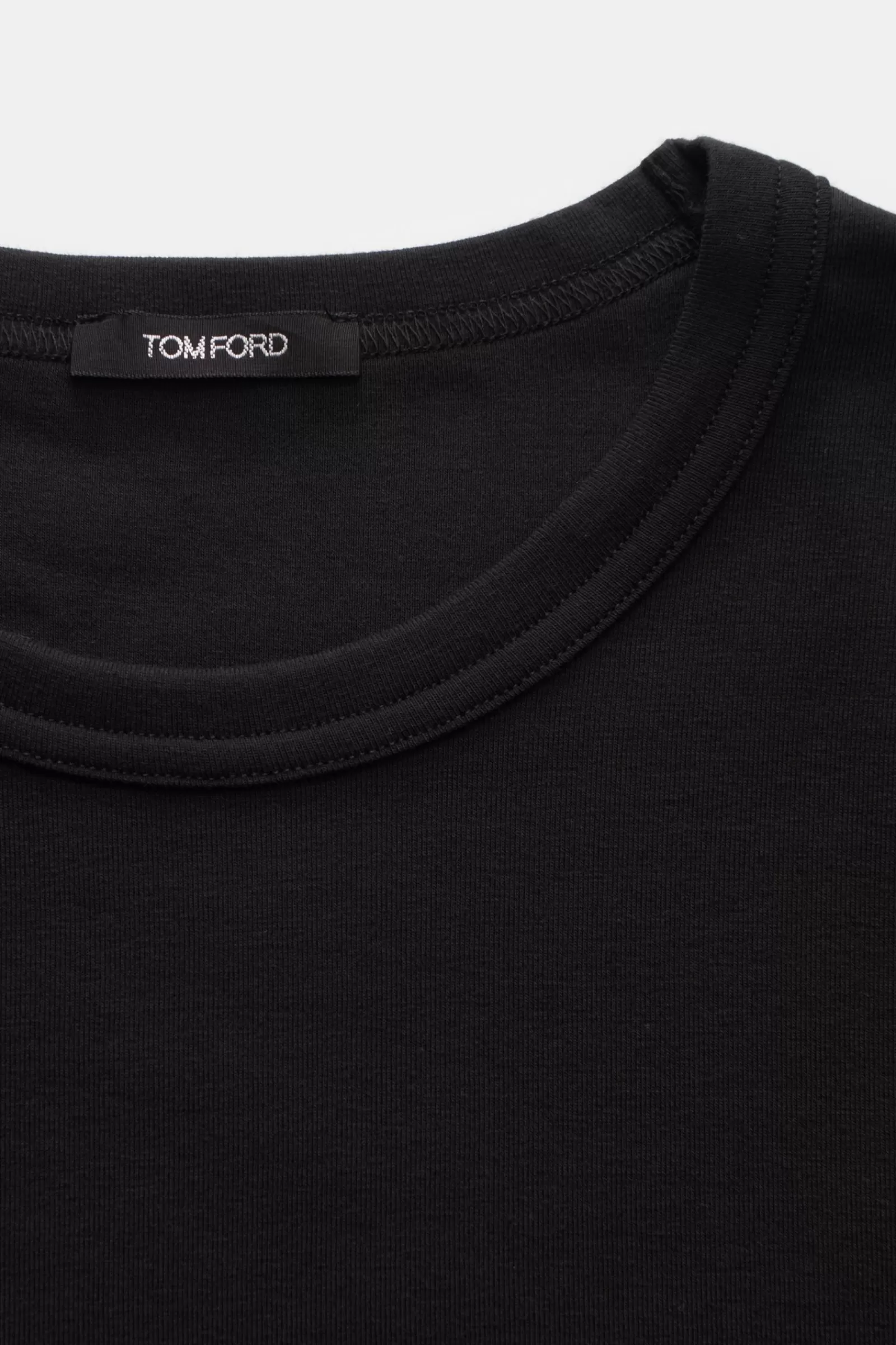 Crew Neck Undershirt Black>Tom Ford Clearance