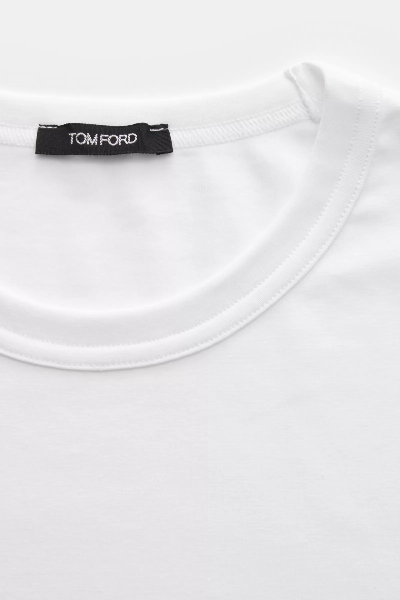 Crew Neck Undershirt White>Tom Ford Outlet