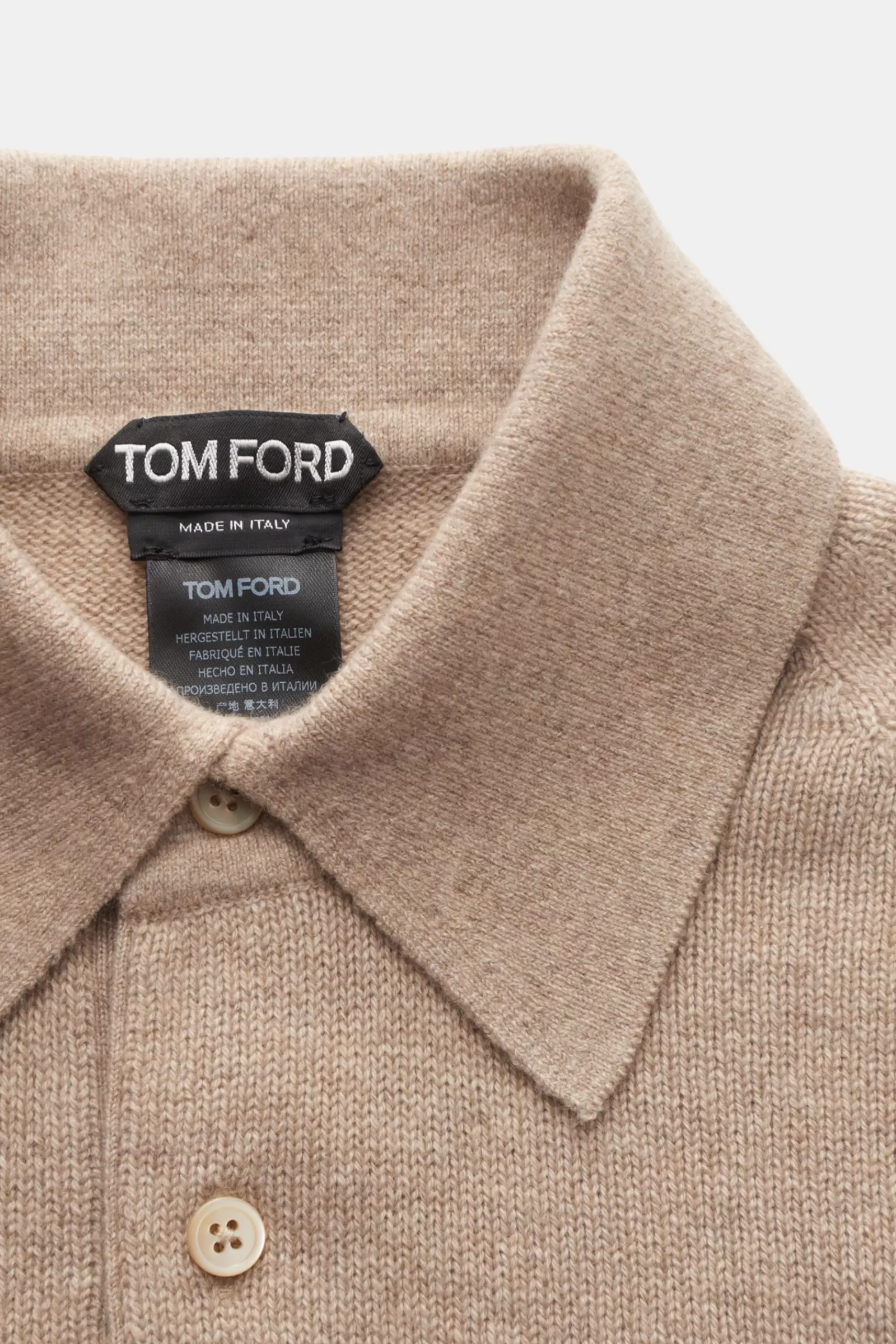 Knit Polo Beige^Tom Ford Fashion