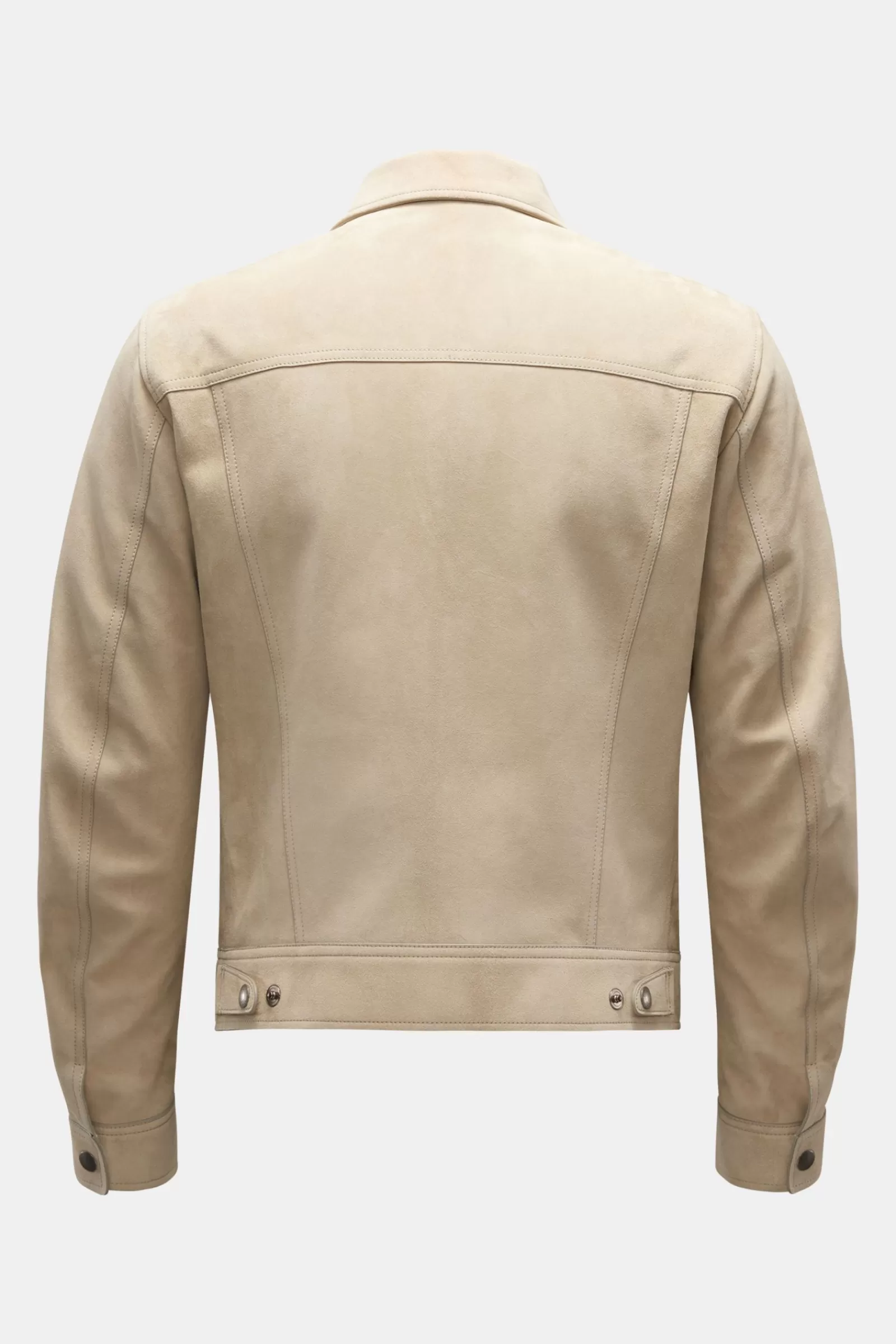 Suede Jacket Beige>Tom Ford Store