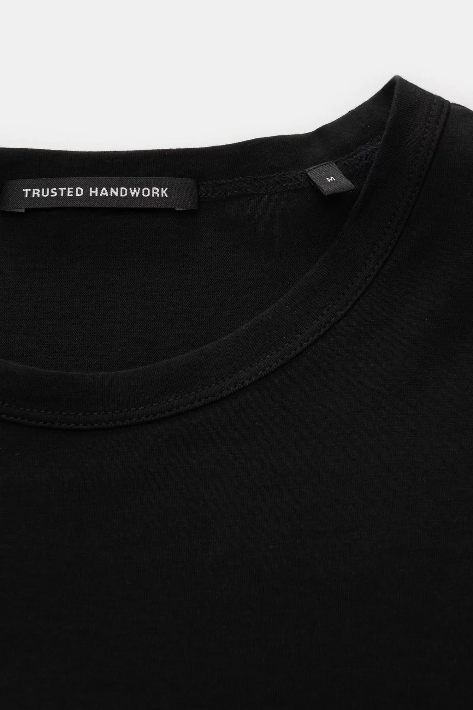 Crew Neck Long Sleeve Black>Trusted Handwork Store