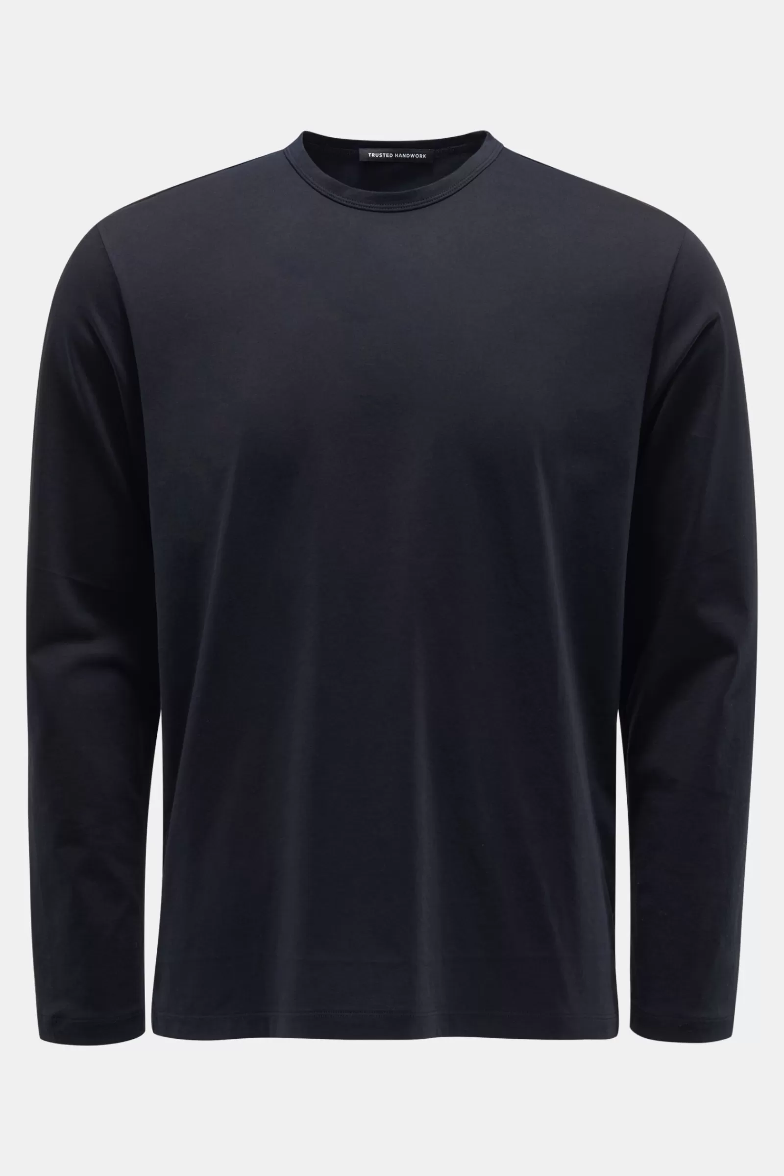 Crew Neck Long Sleeve Navy>Trusted Handwork Sale