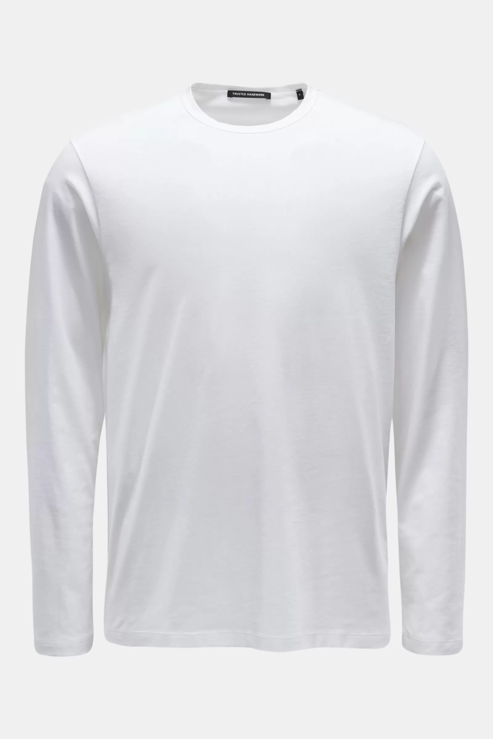 Crew Neck Long Sleeve White>Trusted Handwork Cheap