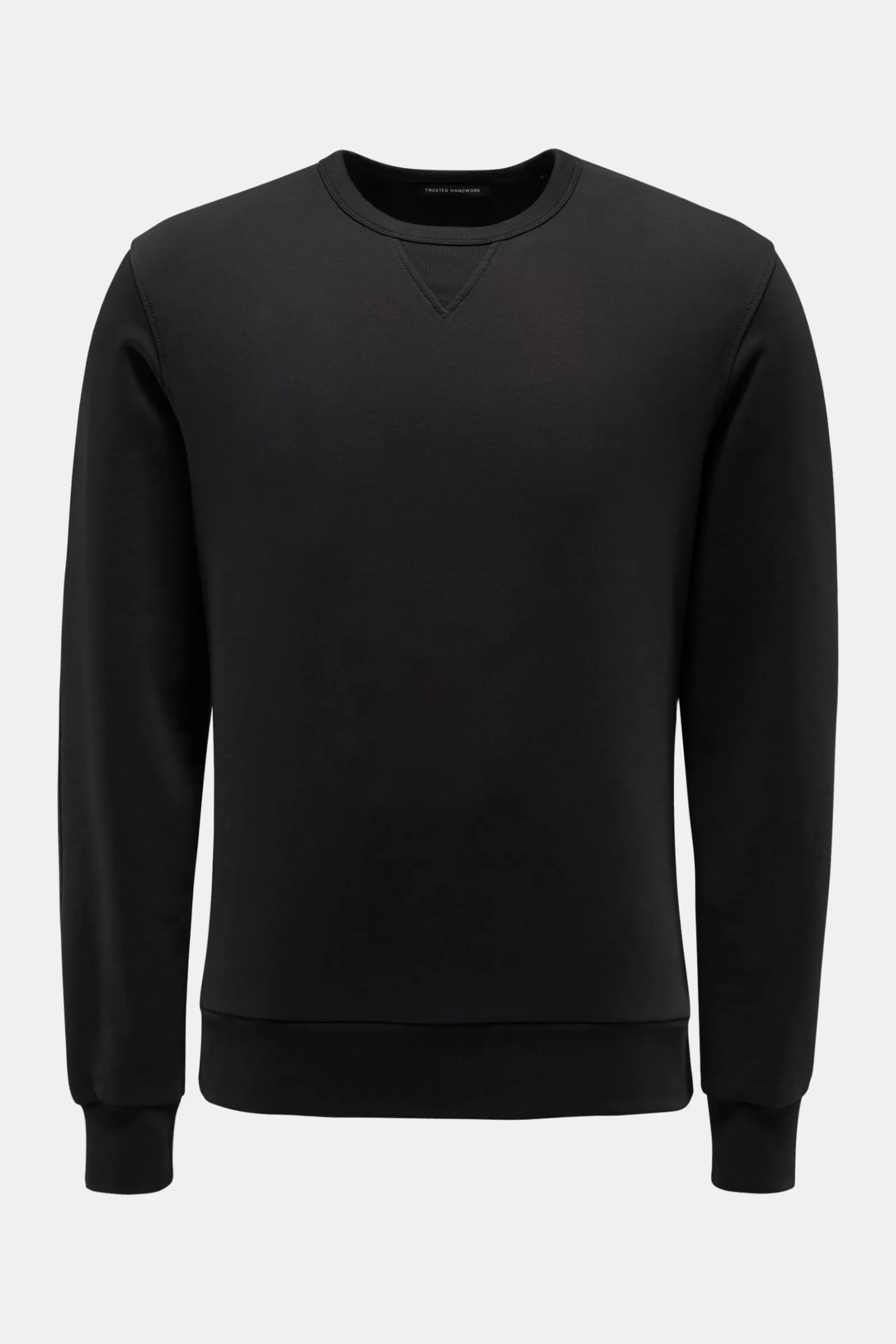 Crew Neck Sweatshirt Black^Trusted Handwork Fashion