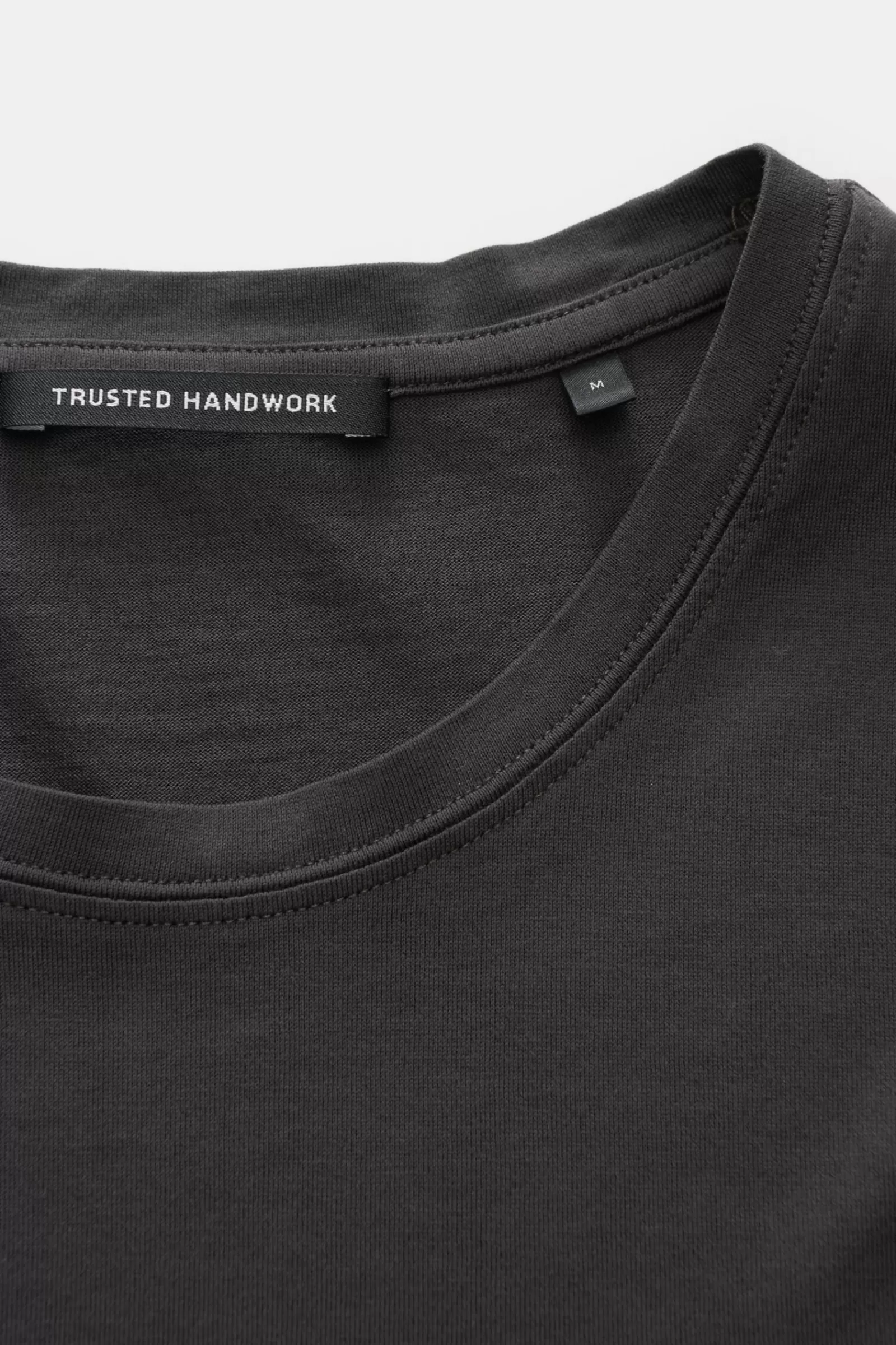 Crew Neck T-Shirt Anthracite>Trusted Handwork Hot