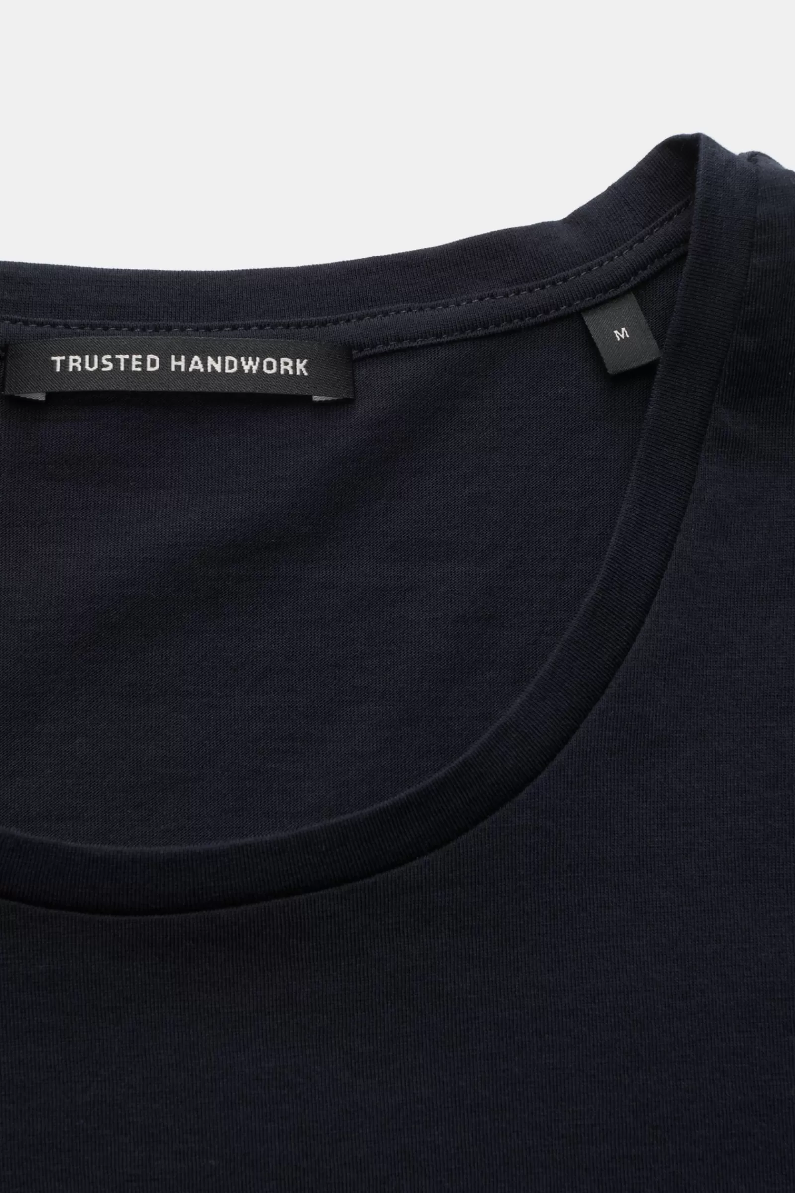 Crew Neck T-Shirt Dark Navy>Trusted Handwork Online