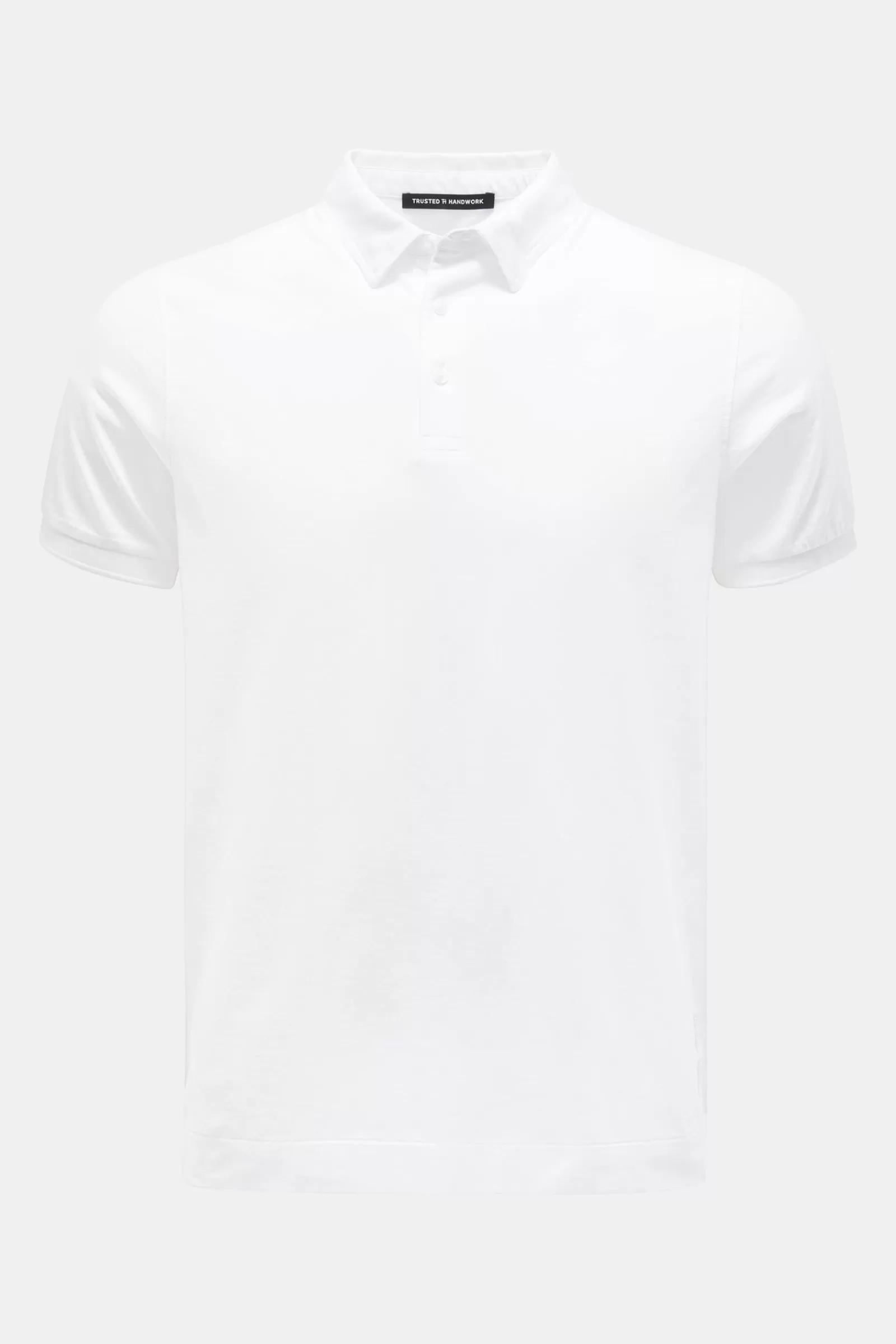 Jersey Polo Shirt White>Trusted Handwork Fashion