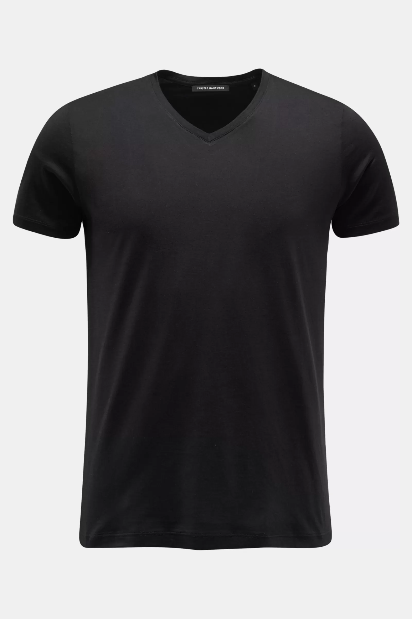 V-Neck T-Shirt Black>Trusted Handwork Outlet