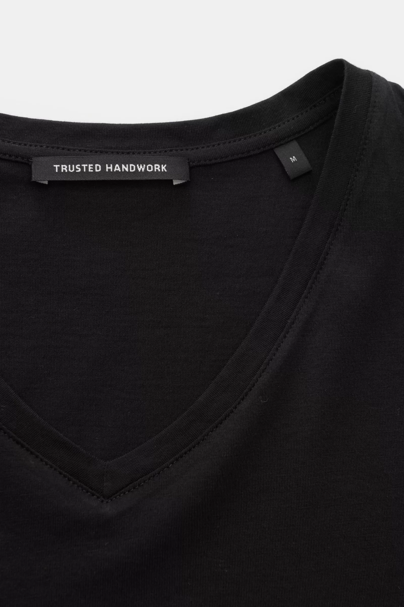 V-Neck T-Shirt Black>Trusted Handwork Outlet