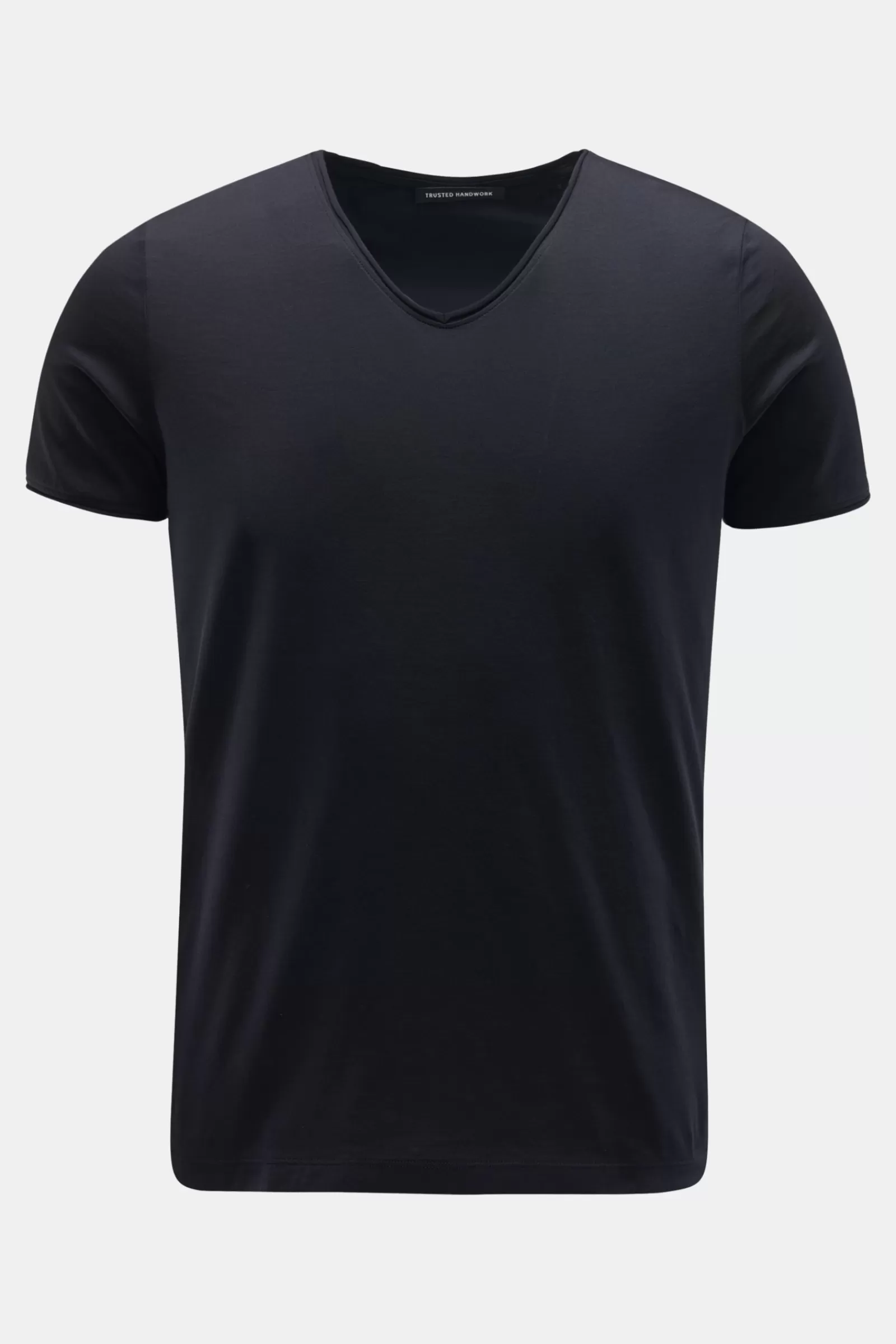 V-Neck T-Shirt Dark Navy>Trusted Handwork Shop