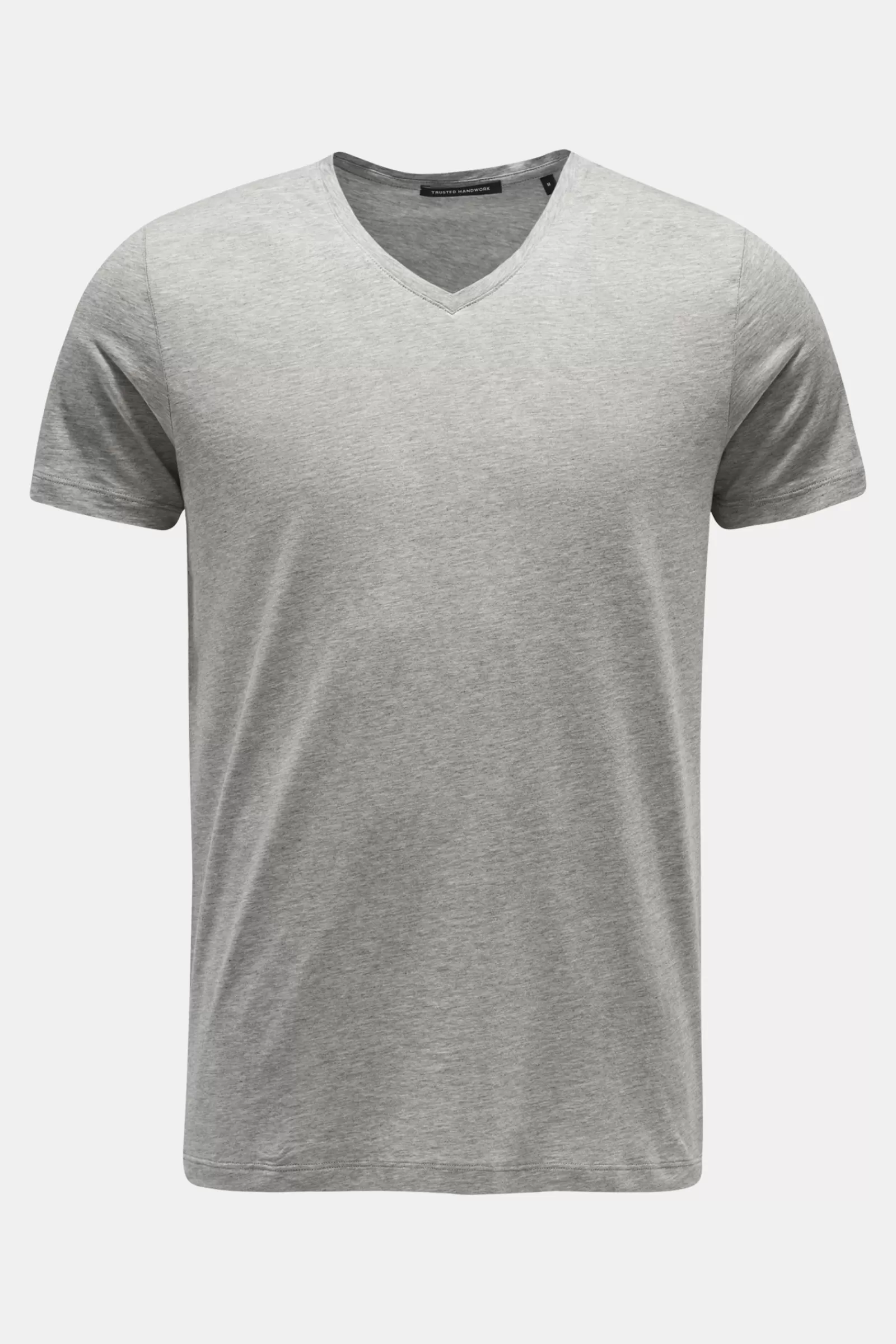 V-Neck T-Shirt Grey>Trusted Handwork Hot