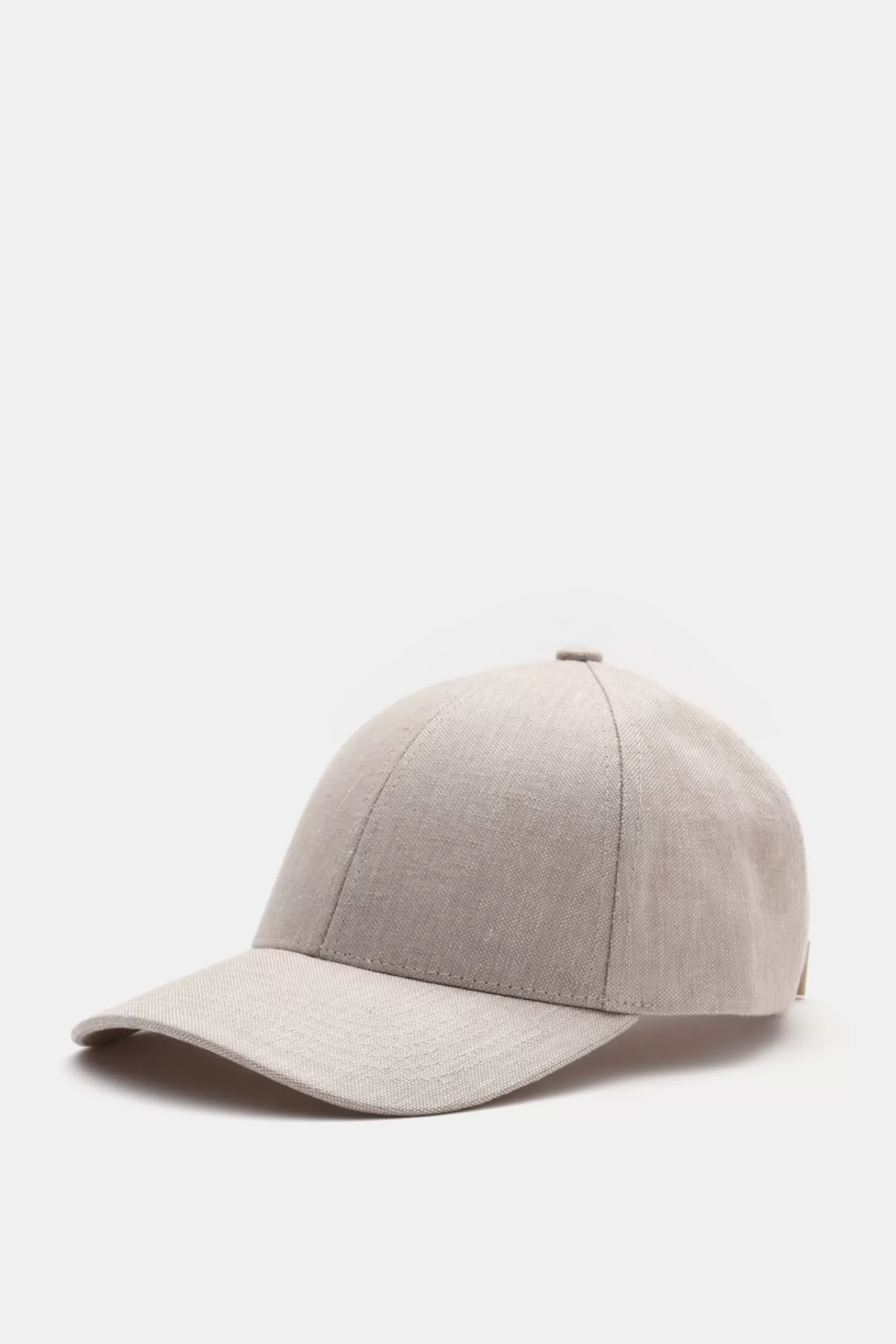 Linen Baseball Cap Beige^Varsity Headwear Flash Sale