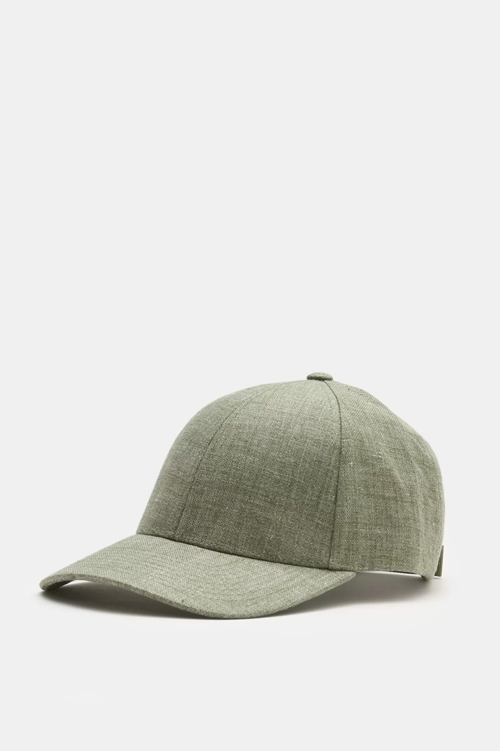 Linen Baseball Cap Grey-Green^Varsity Headwear Cheap