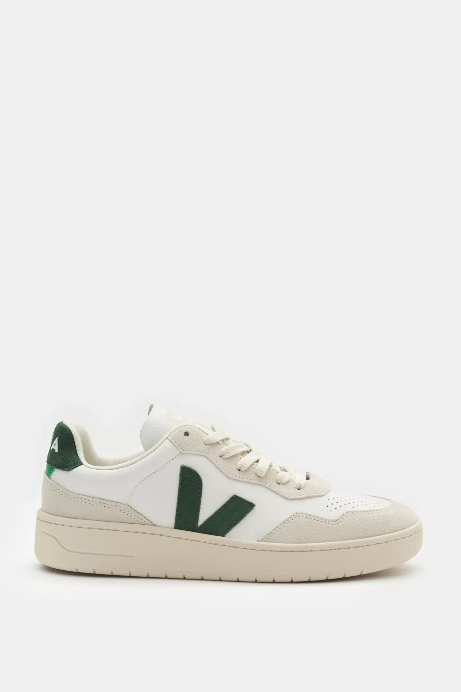 Sneakers 'V-90 O.T. Leather' Off-White/Beige/Dark Green^Veja Fashion